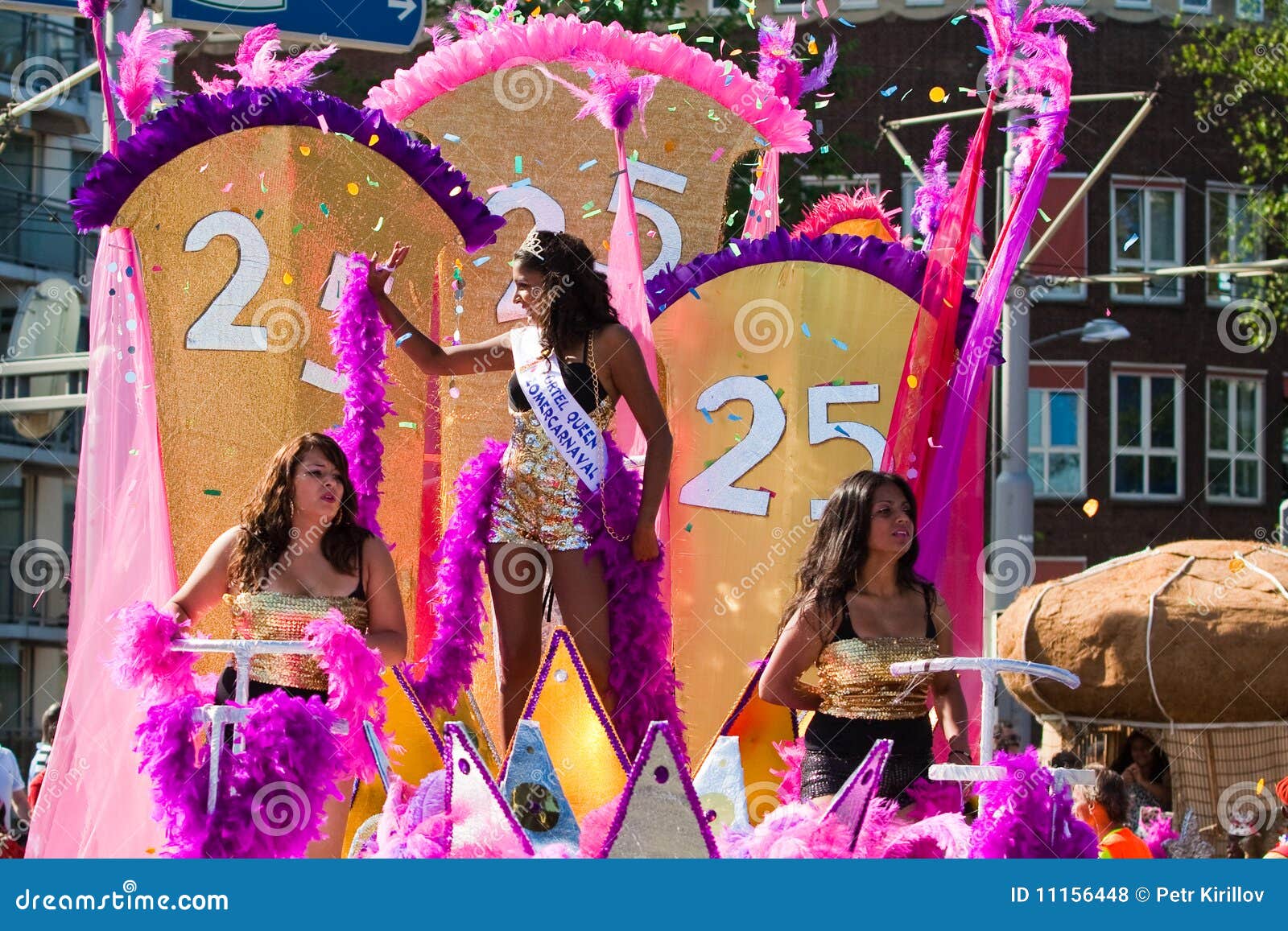 Summer Carnival in Rotterdam on July 25, 2009 Editorial Stock Photo