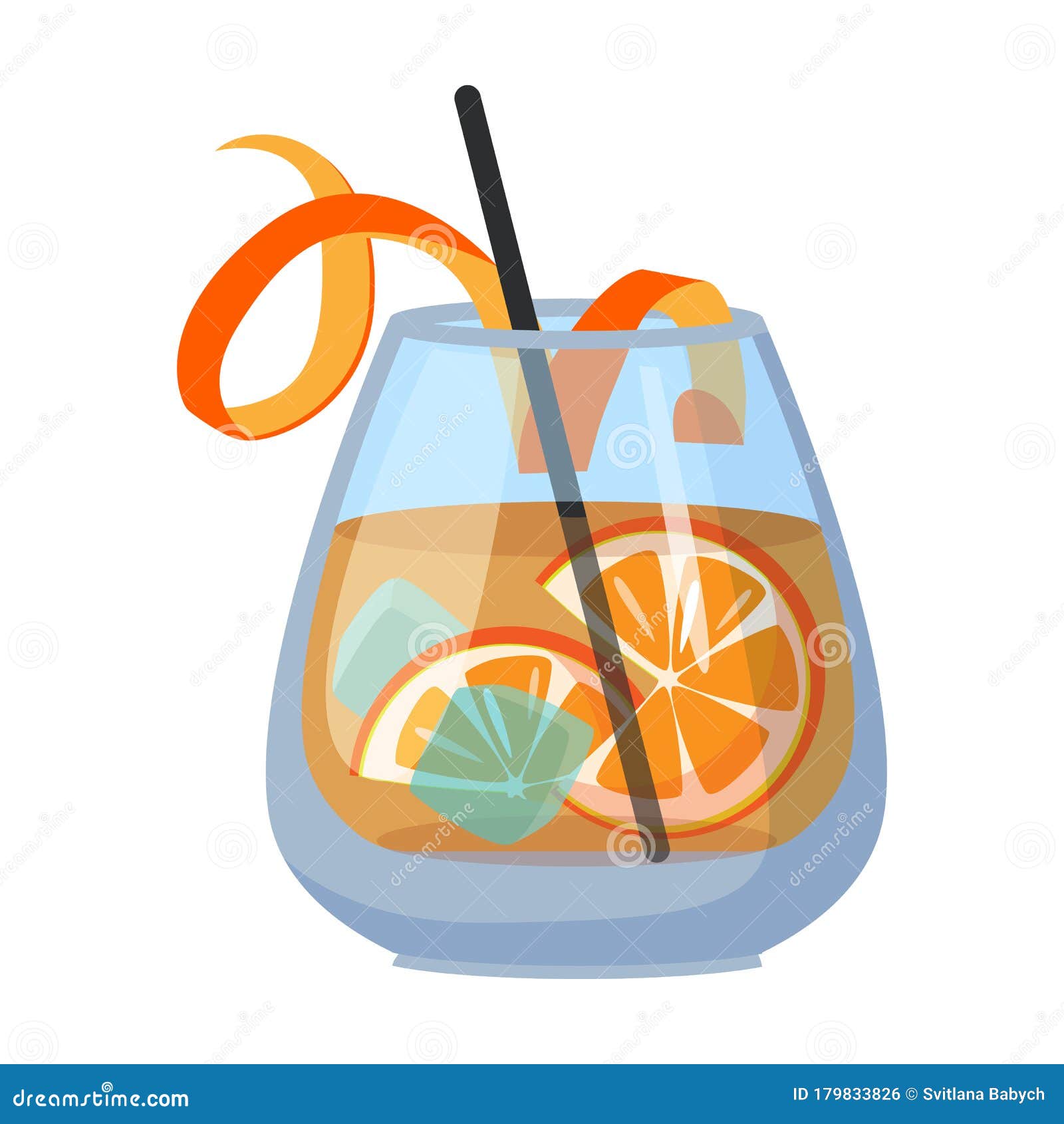 Download Summer Cocktail Vector Icon.Cartoon Vector Icon Isolated ...