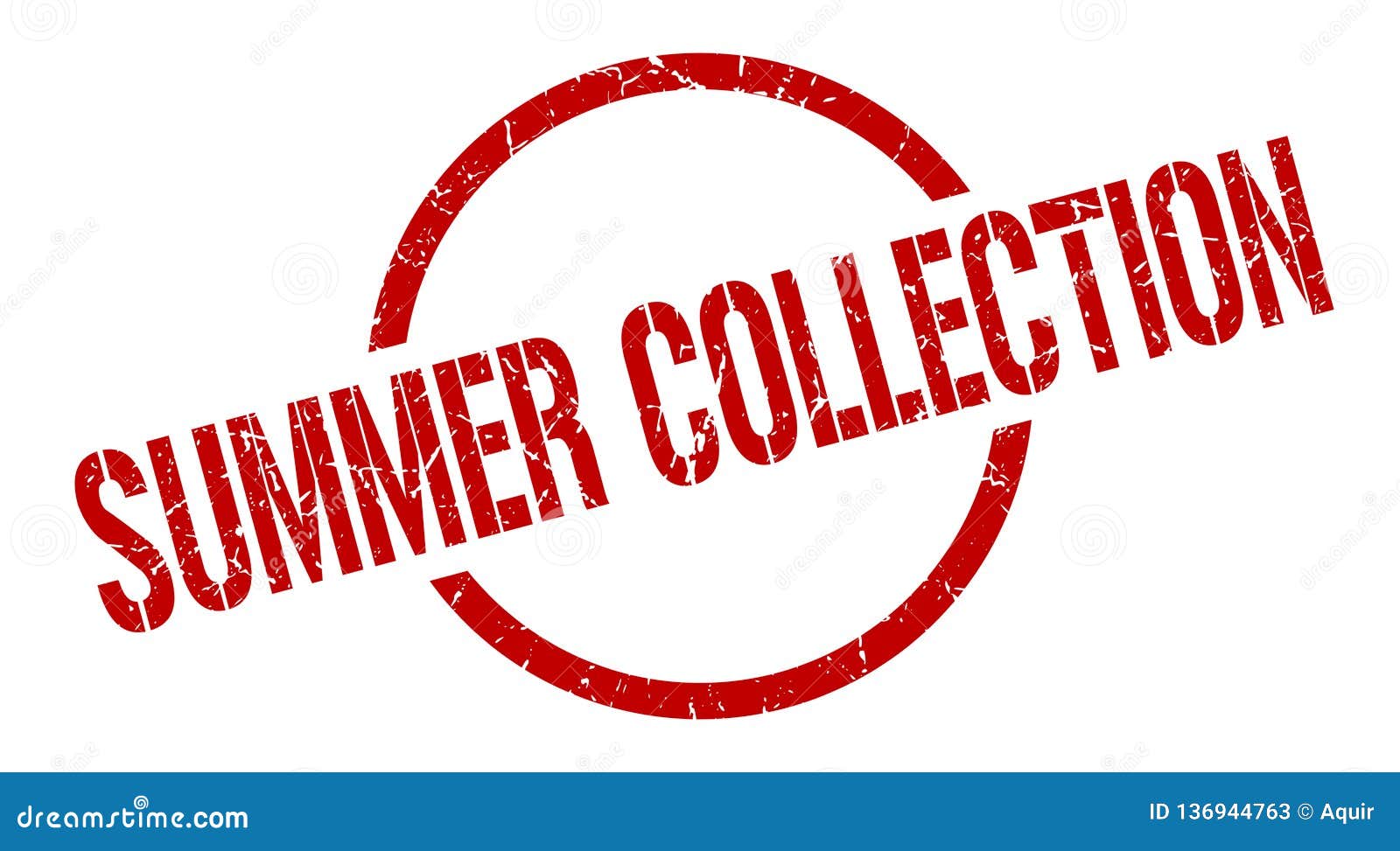Summer collection stamp stock vector. Illustration of insignia 136944763