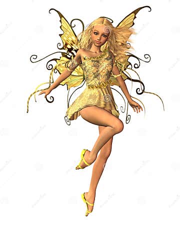 Summer Fairy - 1 stock illustration. Illustration of sunlight - 5748189