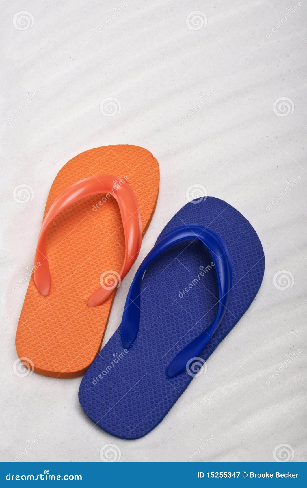 Summer Flip Flop Sandals stock image. Image of background - 15255347