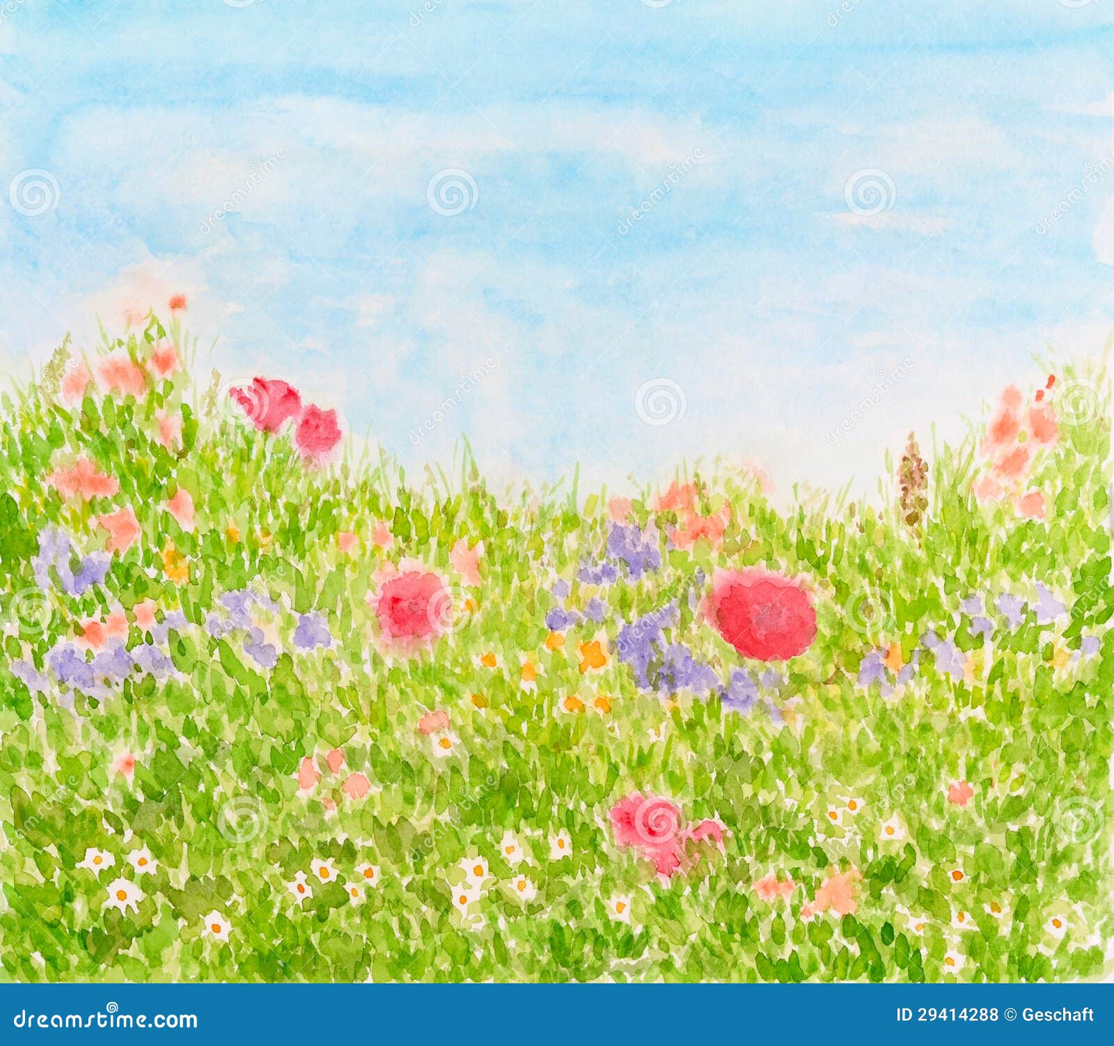 flower meadow clipart - photo #26