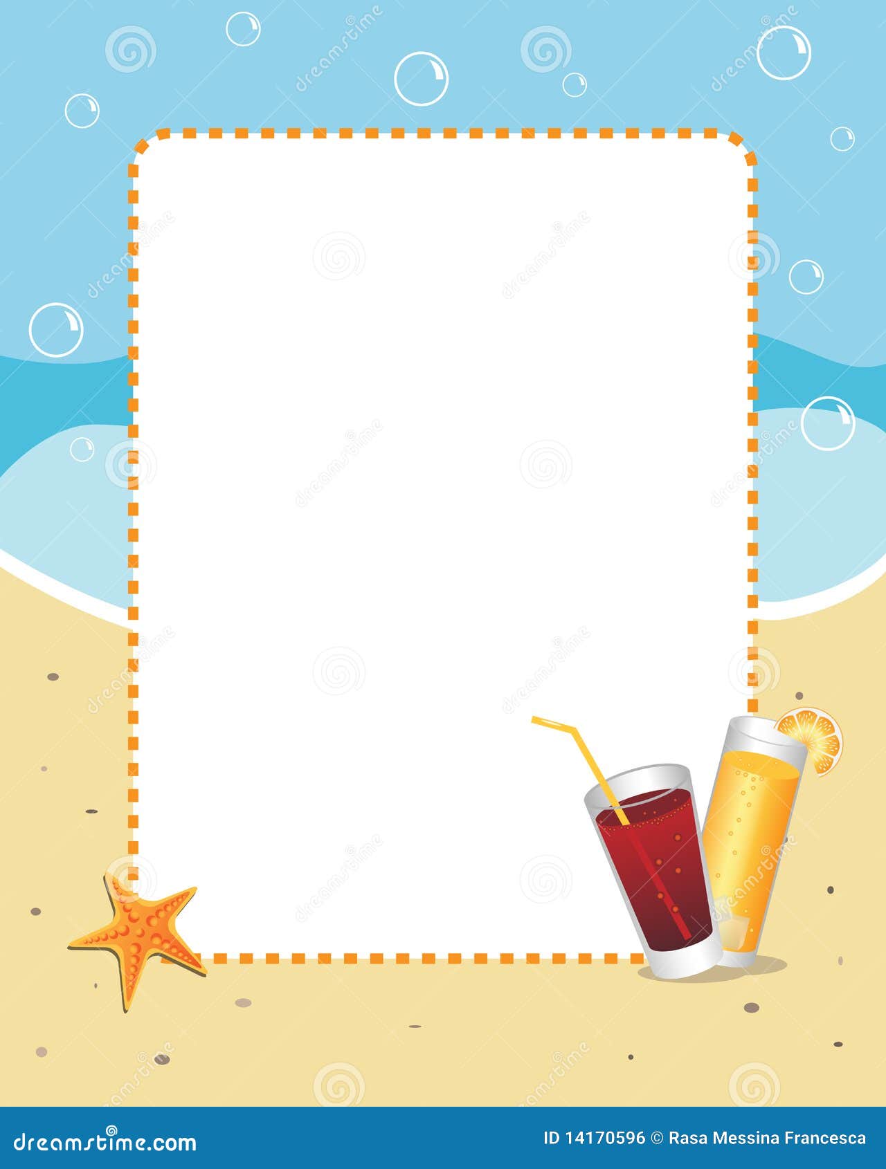 free clipart beach frame - photo #30