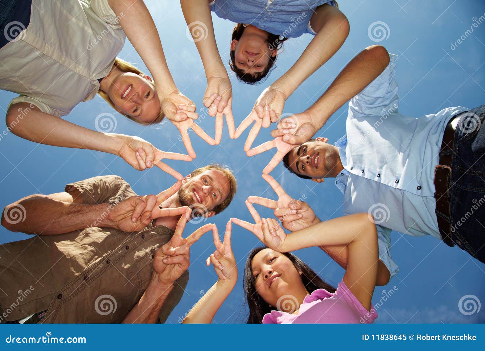 Summer friends stock image. Image of five, idea, cooperation - 11838645