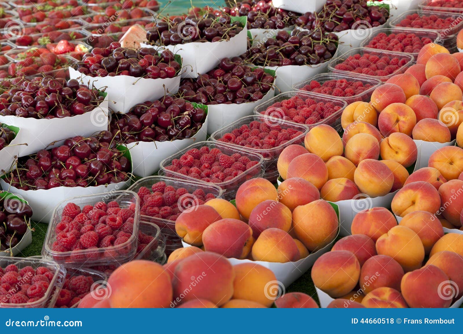 Summer fruit on the market stock photo. Image of fresh 44660518