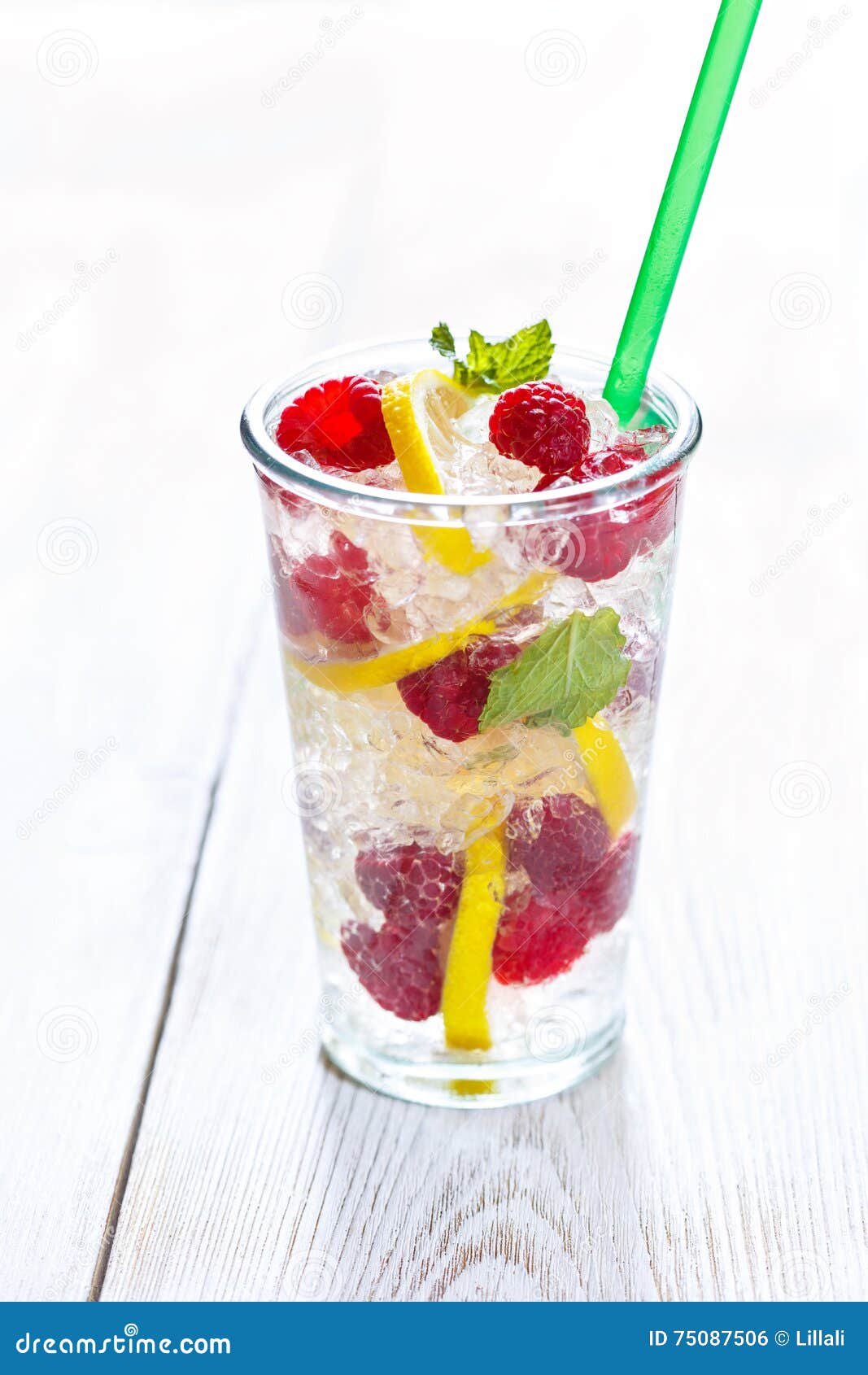 Summer fruit water. stock photo. Image of refreshment 75087506