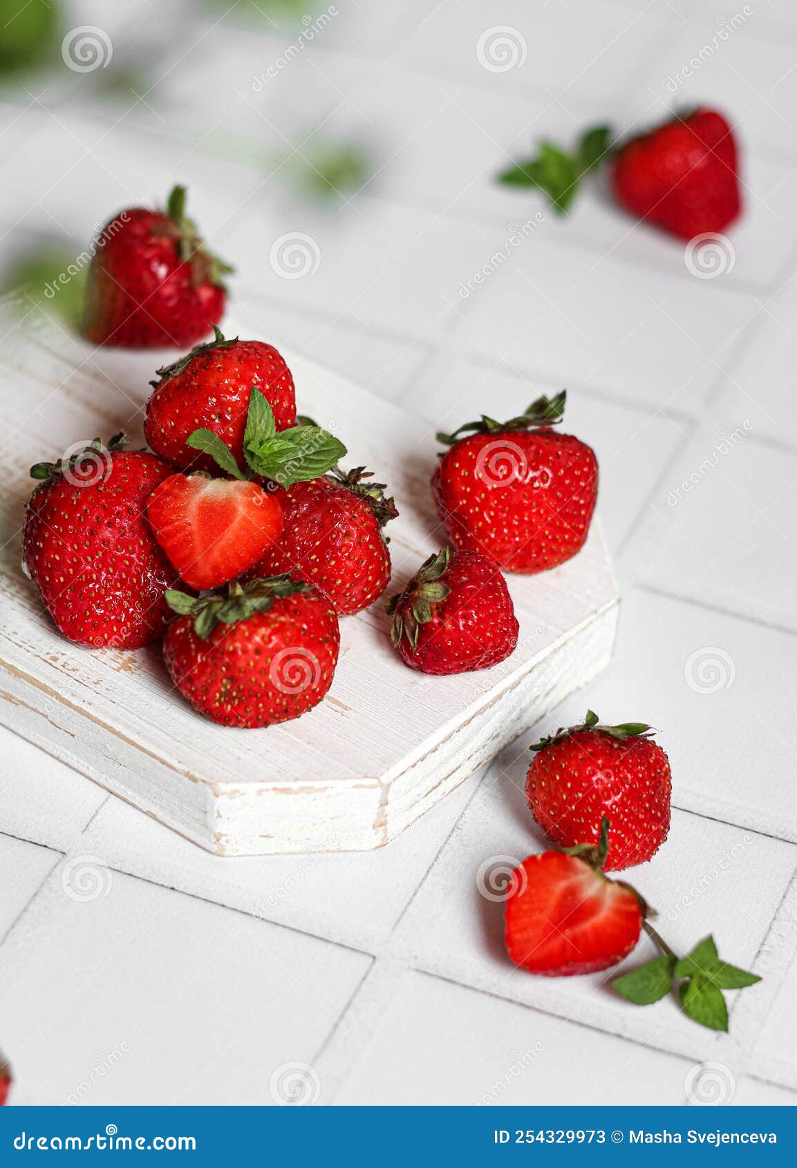 Summer Fruits. Red Strawberries Stock Image Image of plant, cuisine