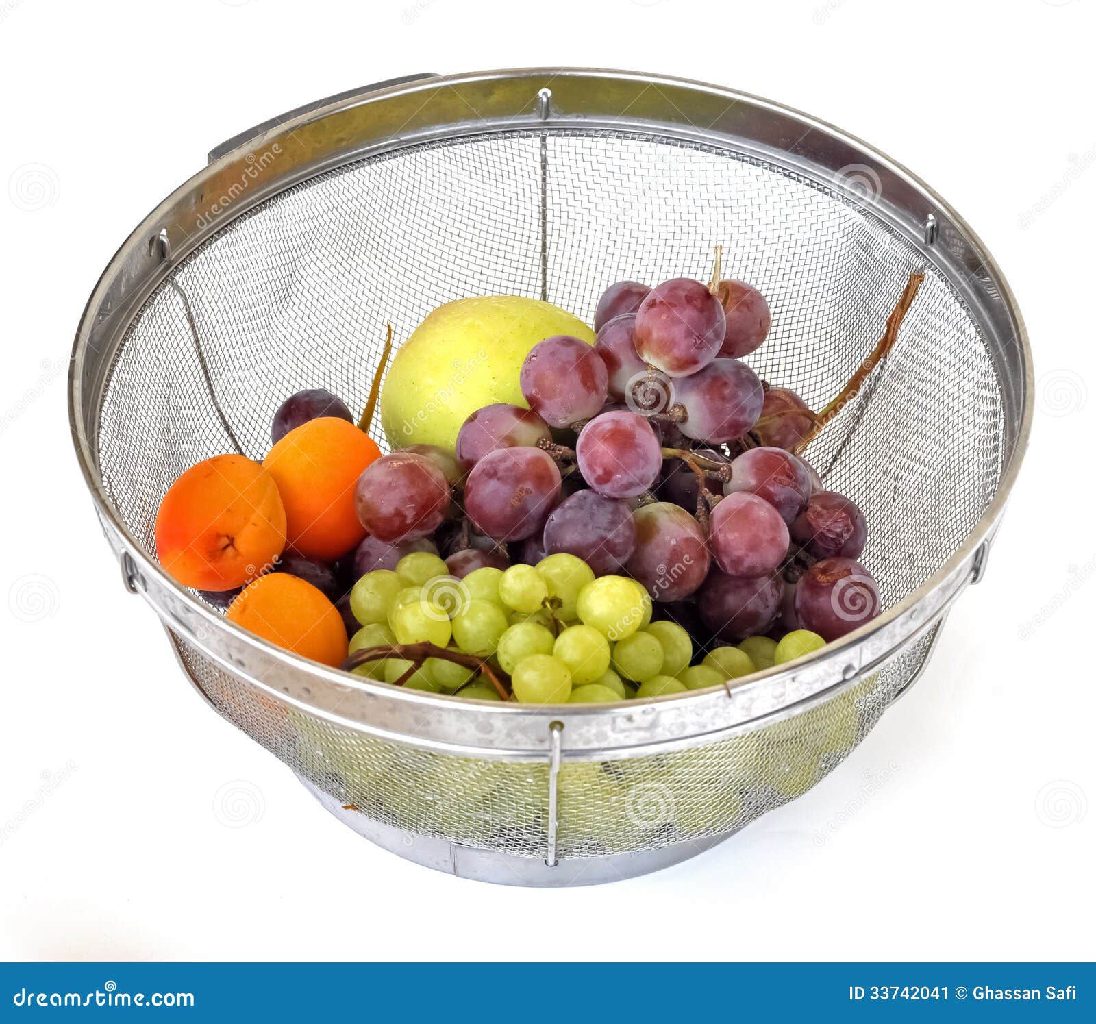 Summer Fruits in a Strainer Stock Image Image of grape, grapes 33742041