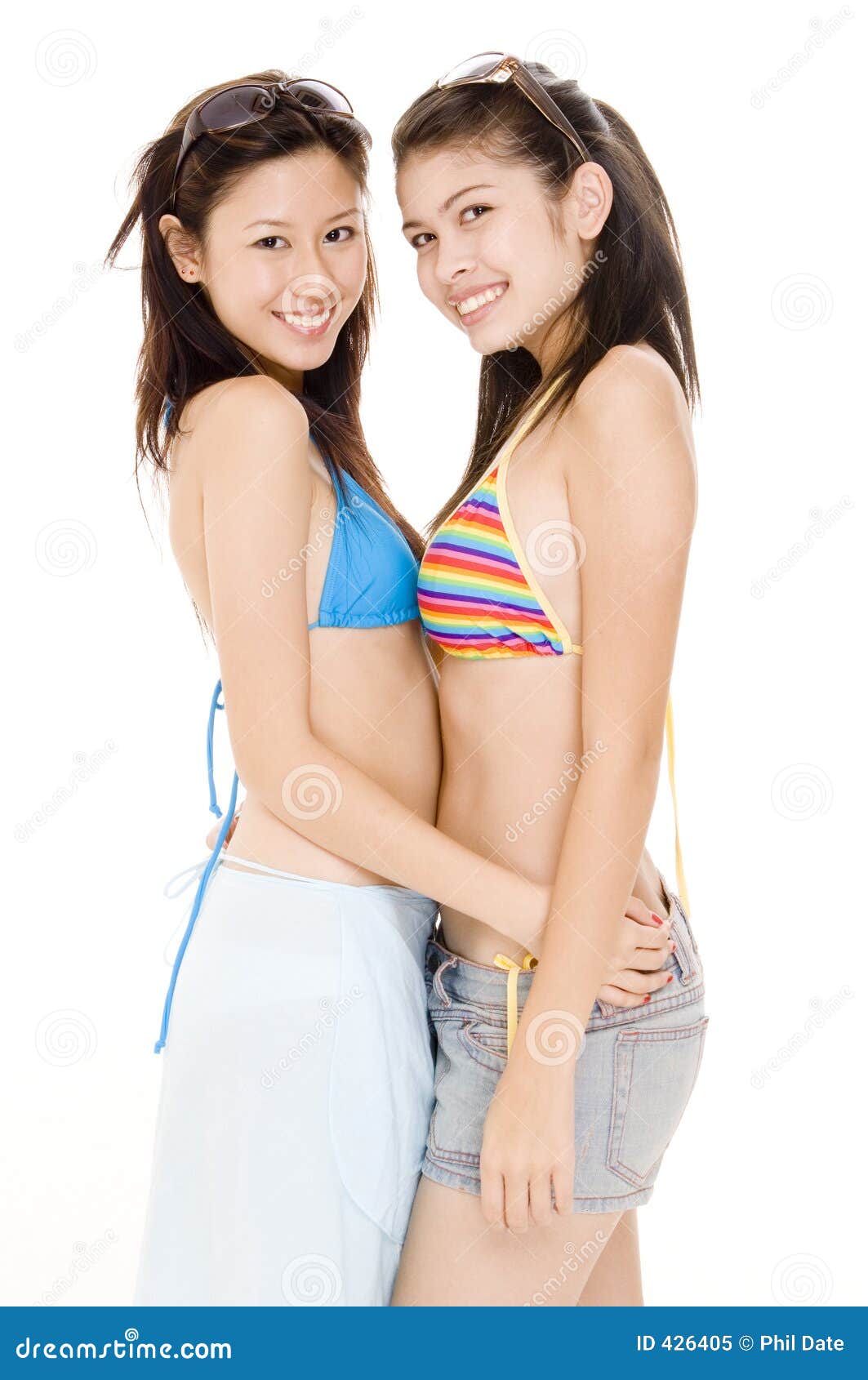 Summer Girls #4 stock image