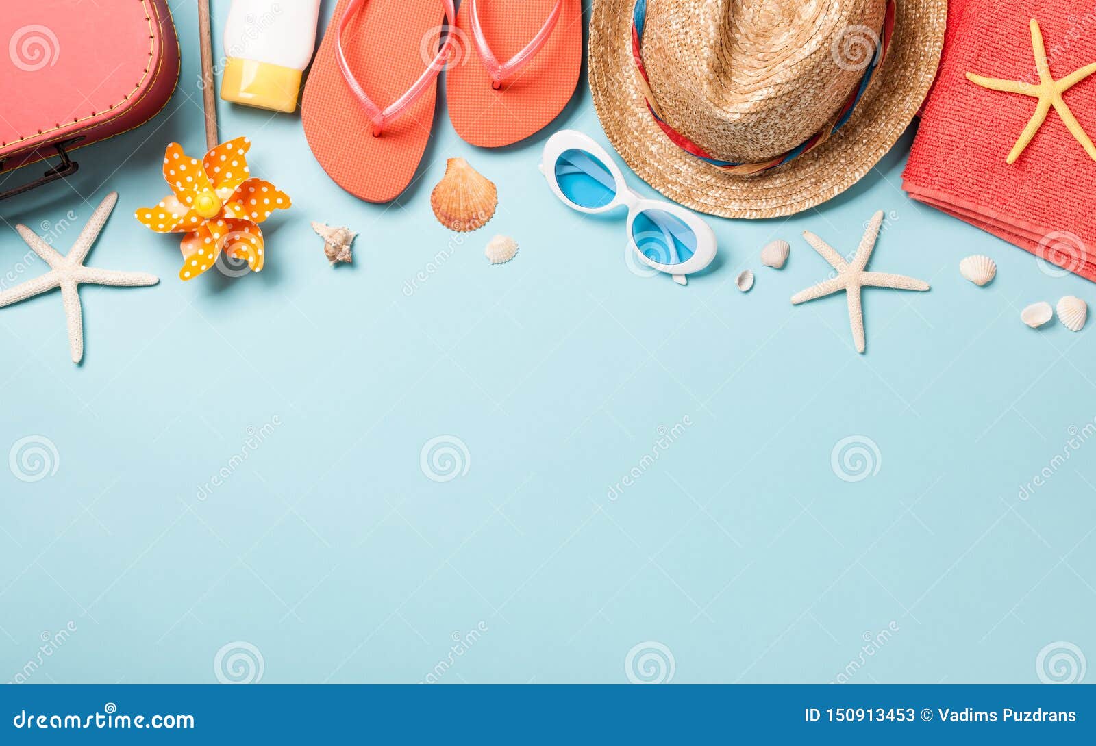Summer Holiday and Travel Background Stock Image - Image of season ...