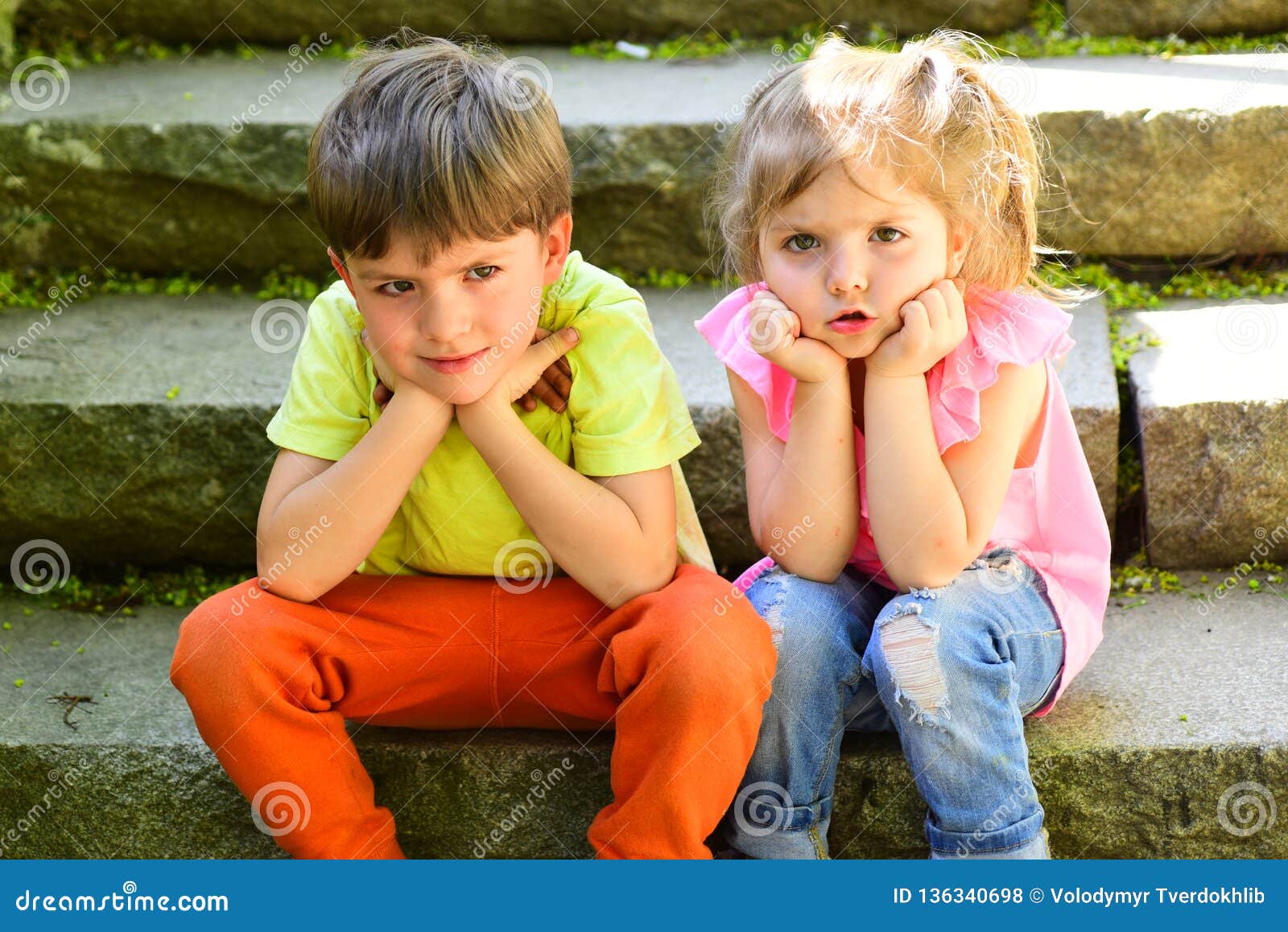 931 Little Boy Girl Best Friends Photos Free Royalty Free Stock Photos From Dreamstime