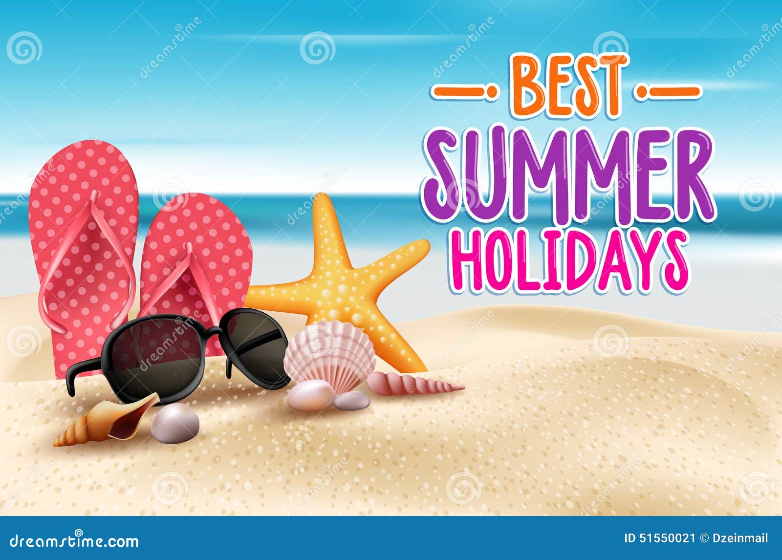 summer holidays in beach seashore