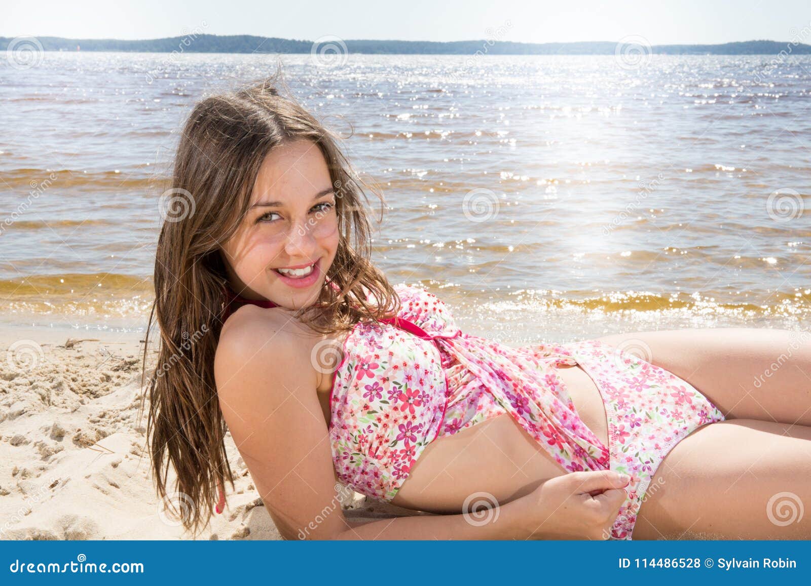 Young Teen Girls Sunbathing