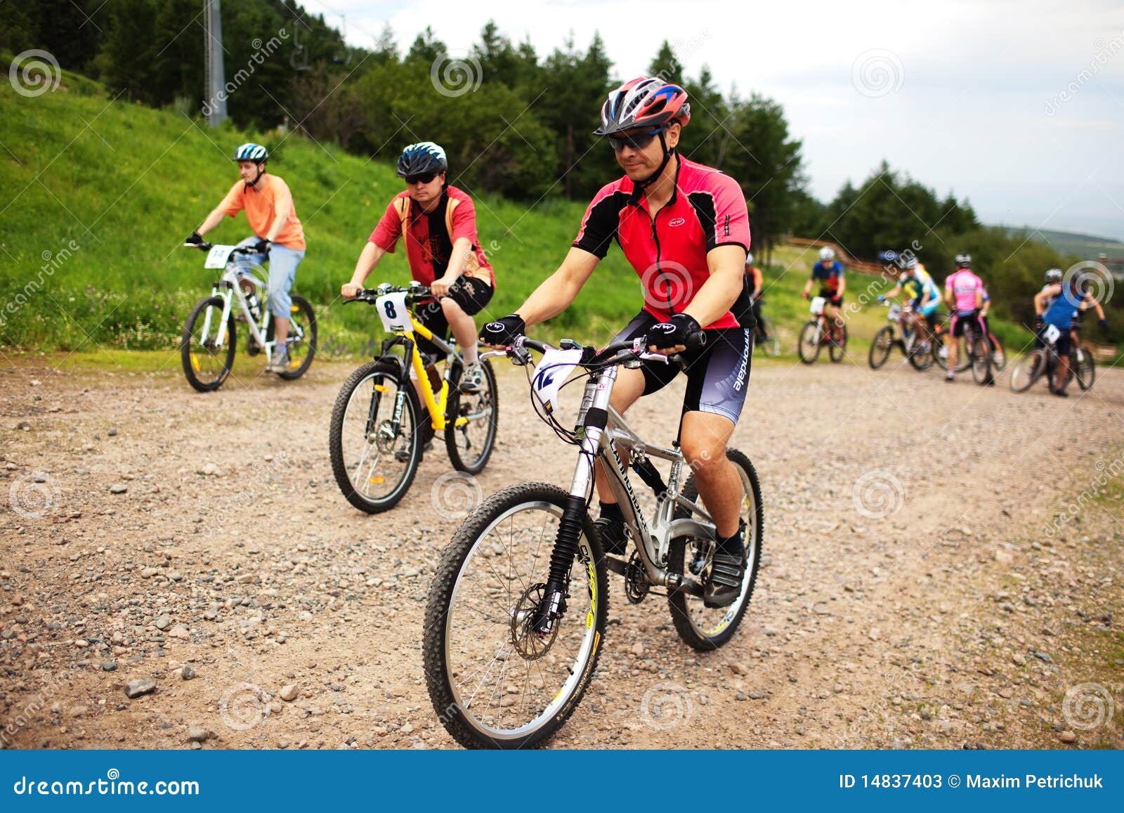 Summer Mountain Bike Competition Editorial Stock Photo Image of country, outdoors 14837403