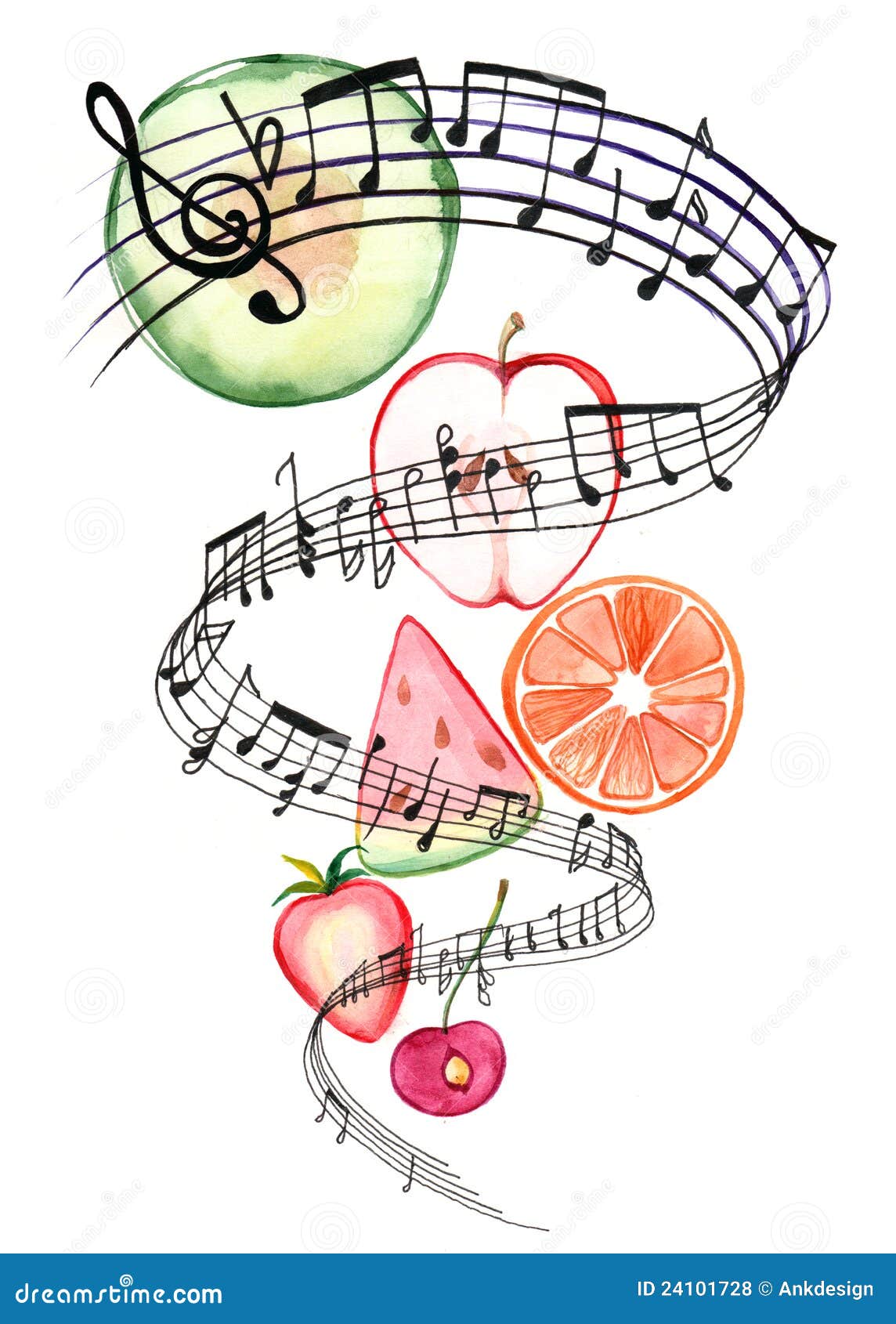 Summer music stock illustration. Illustration of group - 24101728
