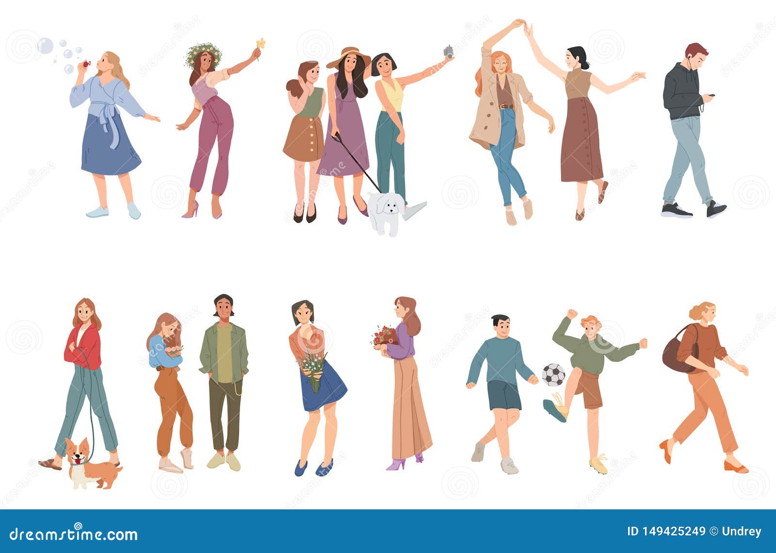 Summer Outdoors Activities. People Walking, Playing Stock Vector - Illustration of play, bubble: 149425249 Summer Outdoors Activities. People Walking, Playing Stock Vector - Illustration of play, bubble: 149425249