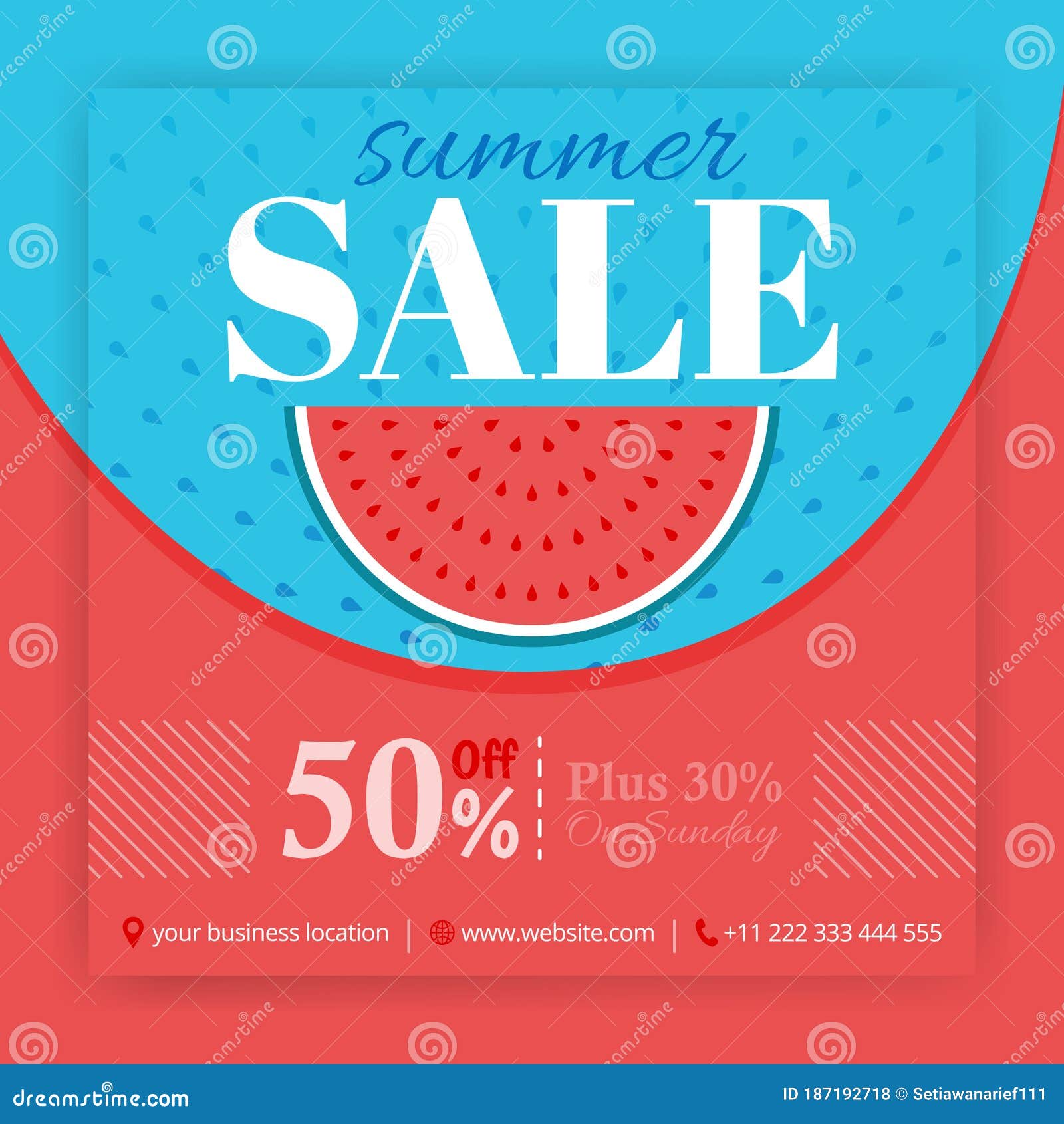 ironie vee ruimte Summer Sale and 50 Discount Off for Social Media Posts. Can Be Used for  Online Media, Brochure Discounts, Flyer, Wall Editorial Stock Photo -  Illustration of price, decoration: 187192718