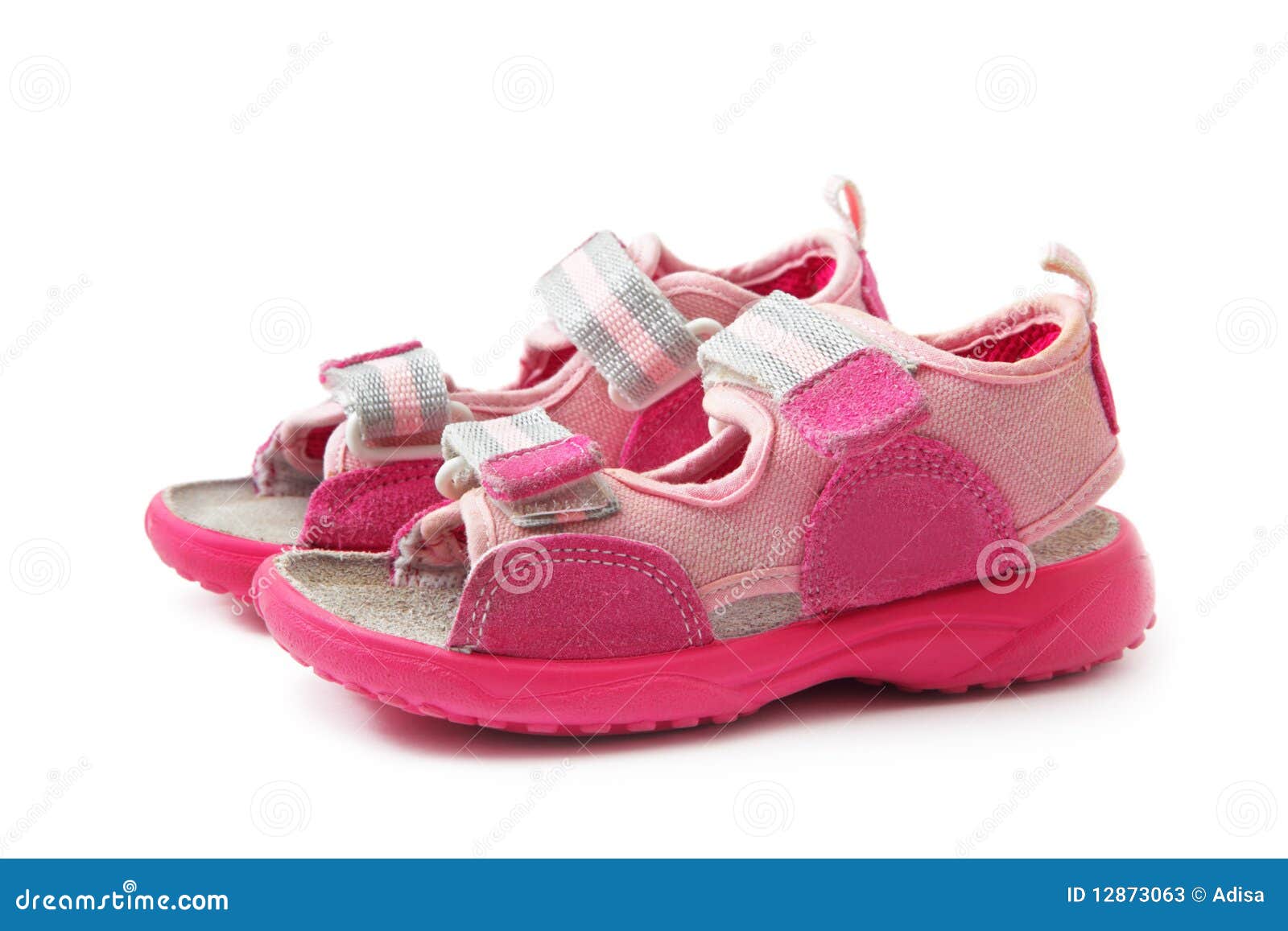 Summer shoes stock image. Image of comfortable, pink - 12873063