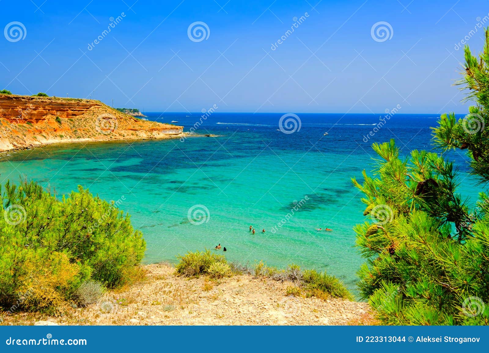 summer in spain, oriuela costa, the beaches of cabo roig and campoamor, cala aguamarina, playa la glea