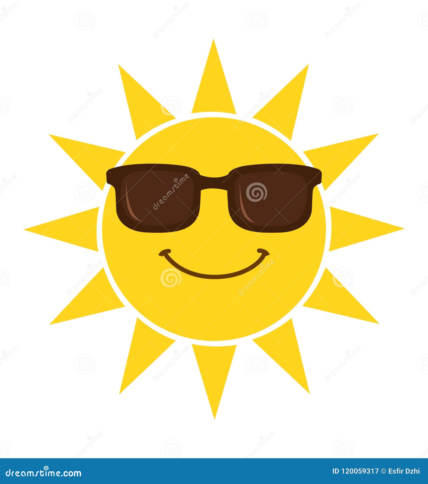 Sun Sunglasses Smile Vector & Photo (Free Trial) | Bigstock