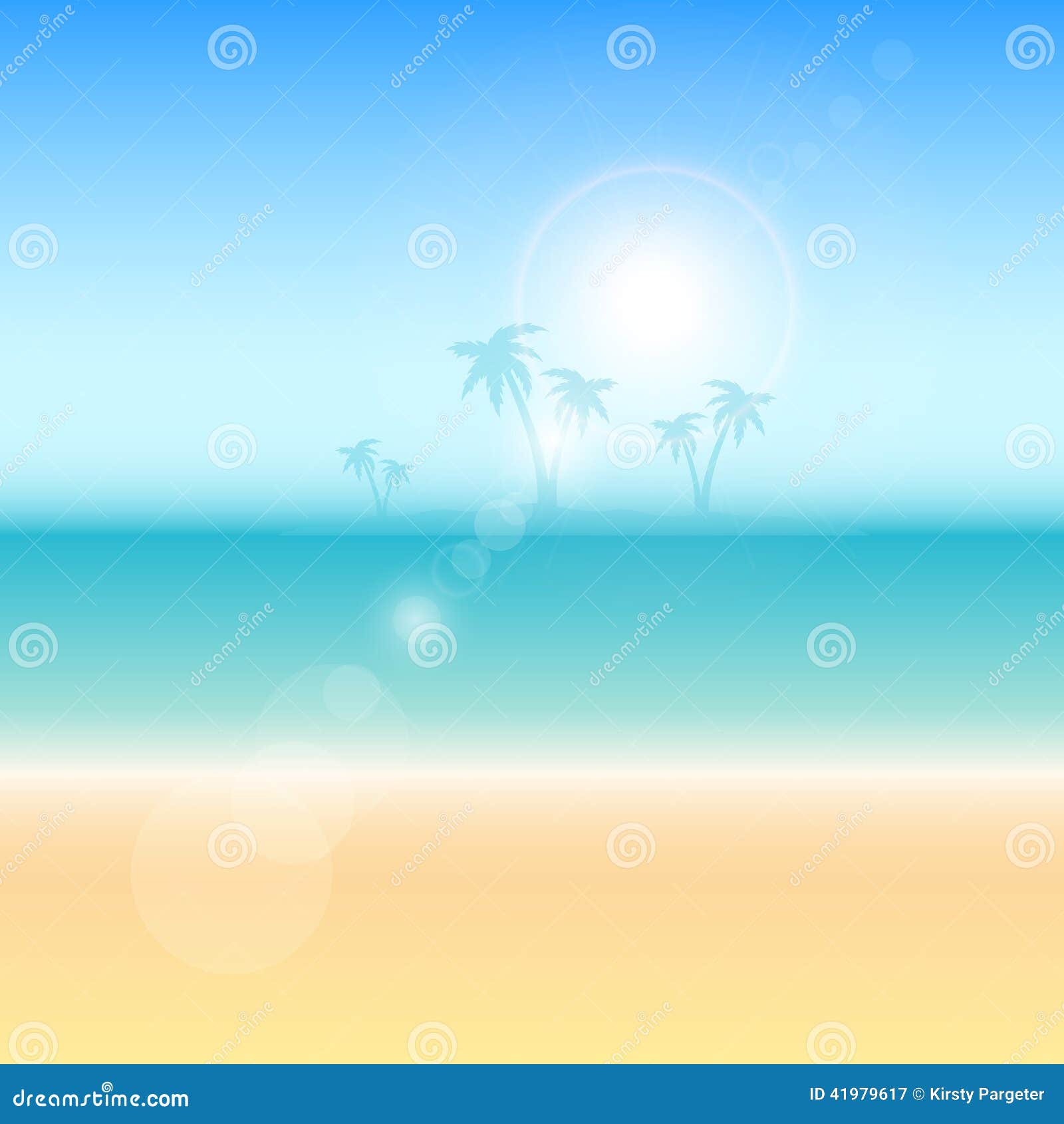 Summer themed background stock illustration. Illustration of holiday