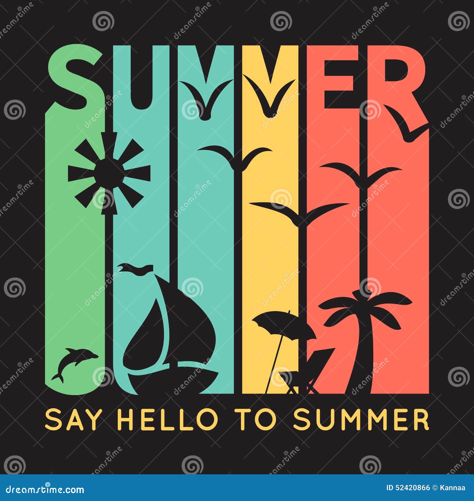 Summer Sunset Graphic Icon T-Shirt Summer Sunset Graphic Icon T-Shirt