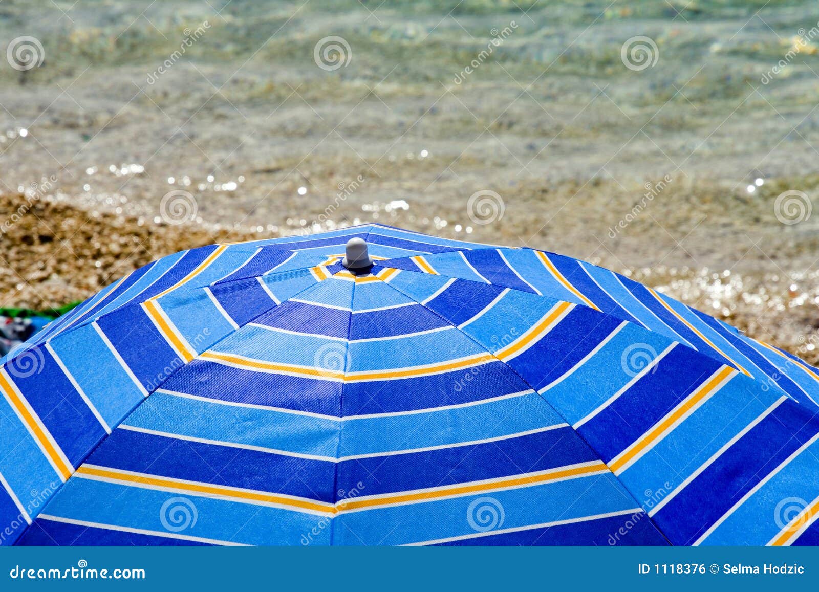 Summer umbrella stock photo. Image of wave, warm, beach 1118376