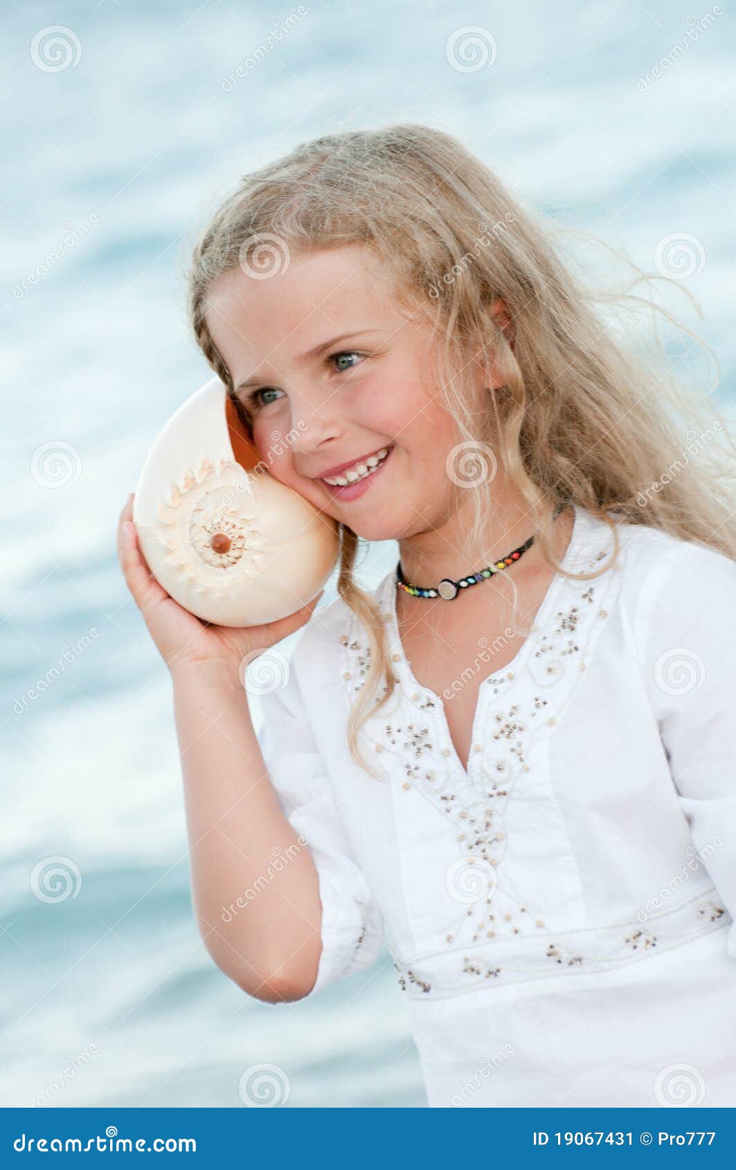 Summer vacation stock image. Image of beach, shell, hand 19067431