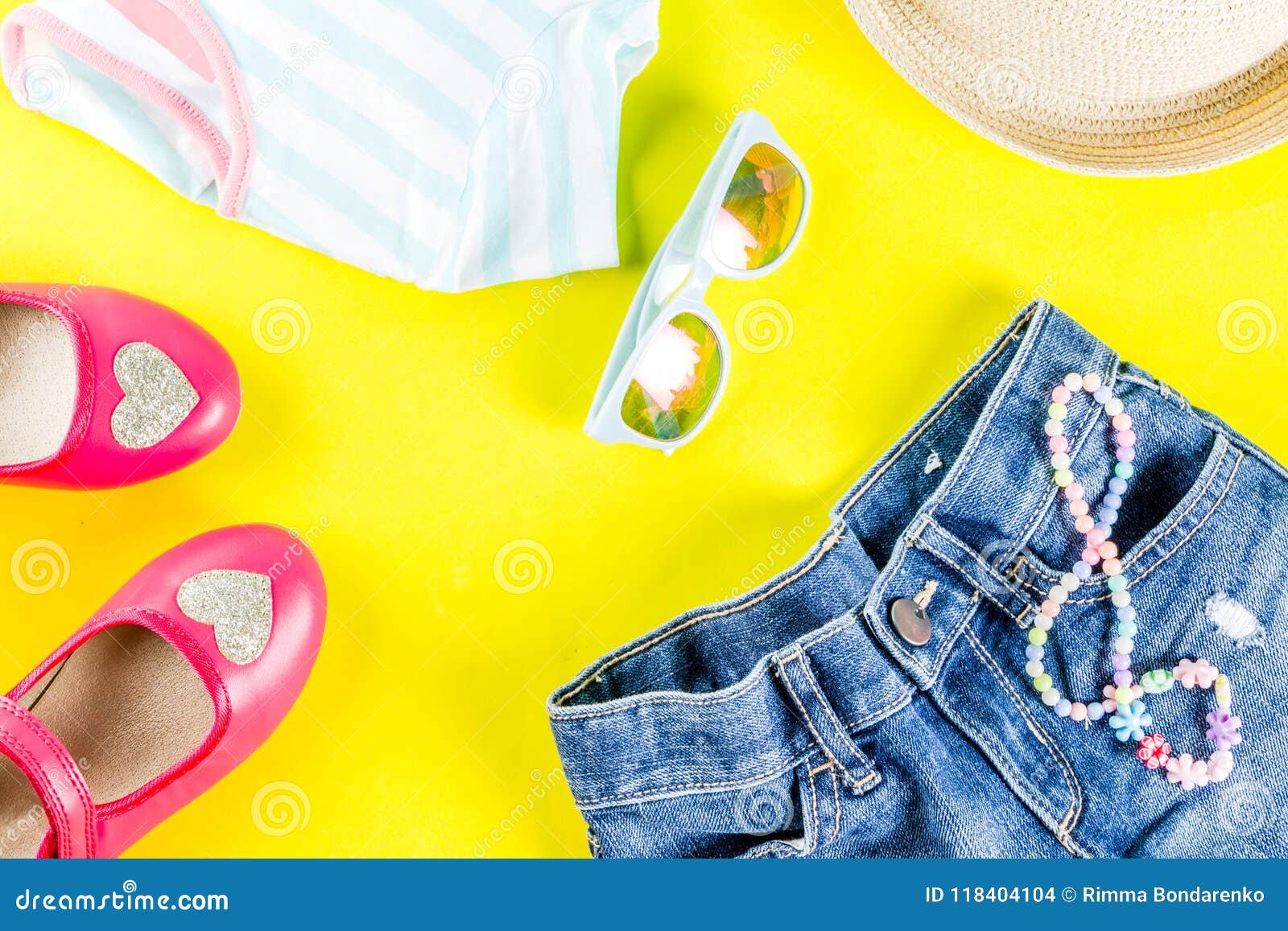 Summer kids cloth set stock photo. Image of clothes - 118404104