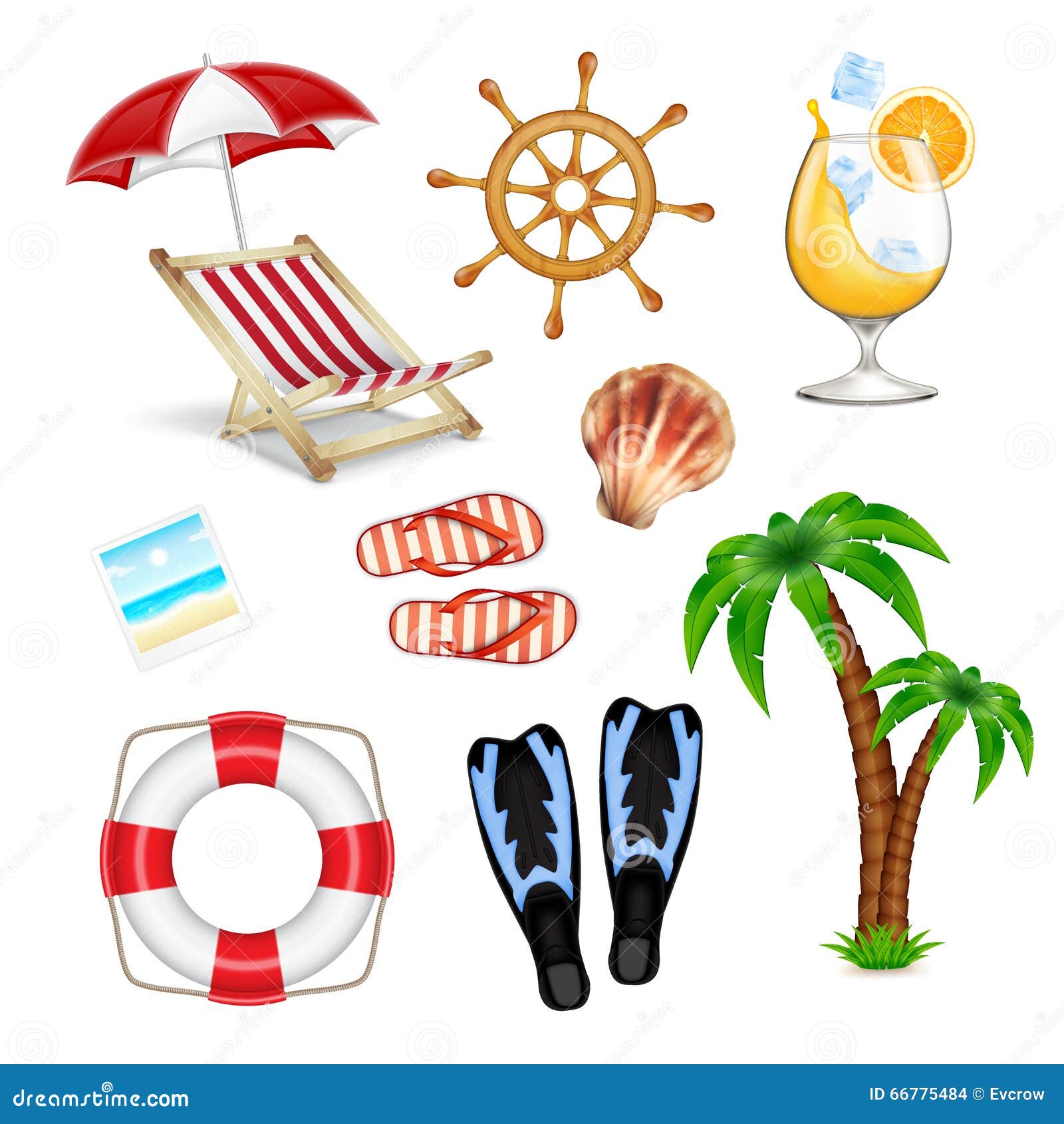 Summer vacation icons stock vector. Illustration of design - 66775484