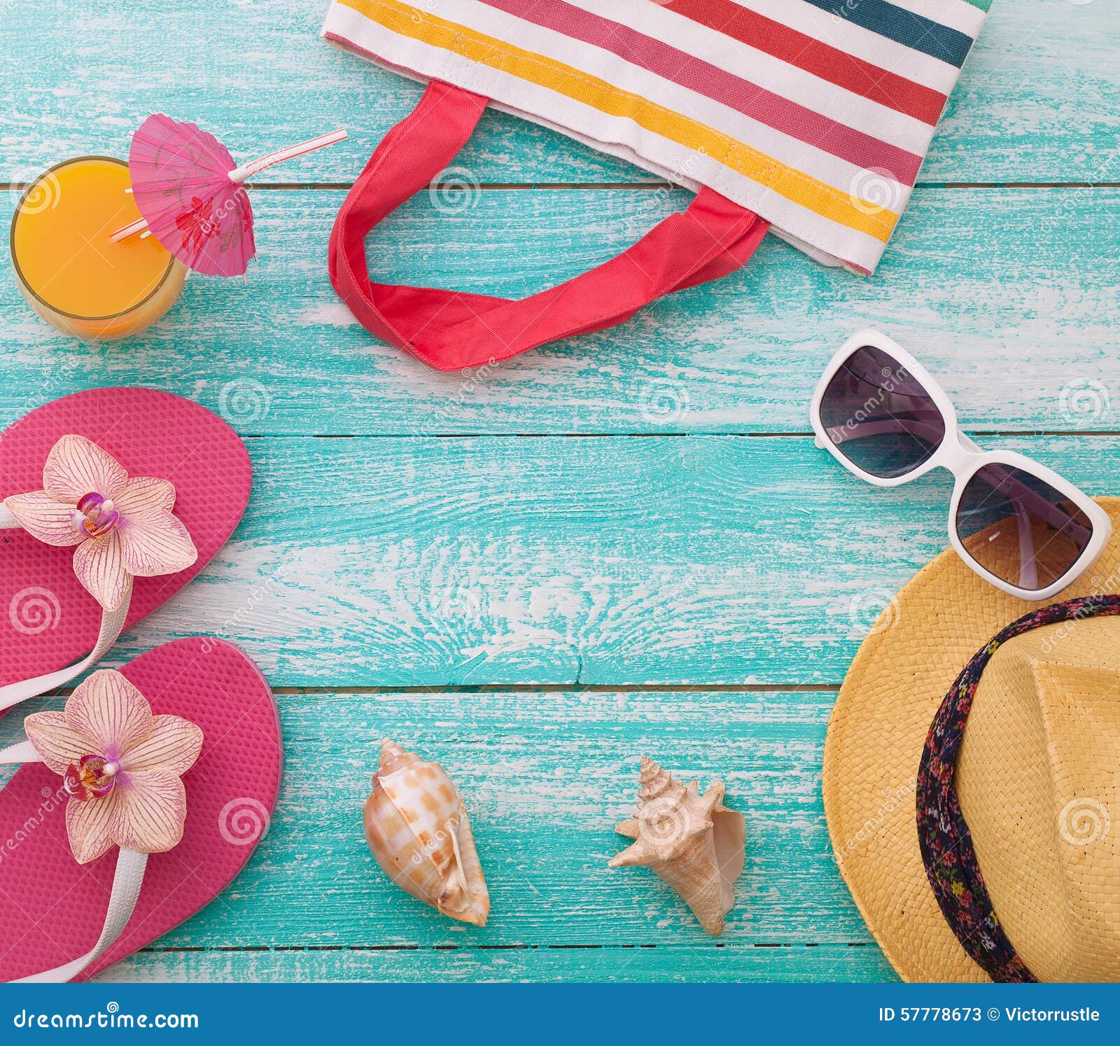 Summer Vacation. Pink Sandals by Swimming Pool Stock Image - Image of ...