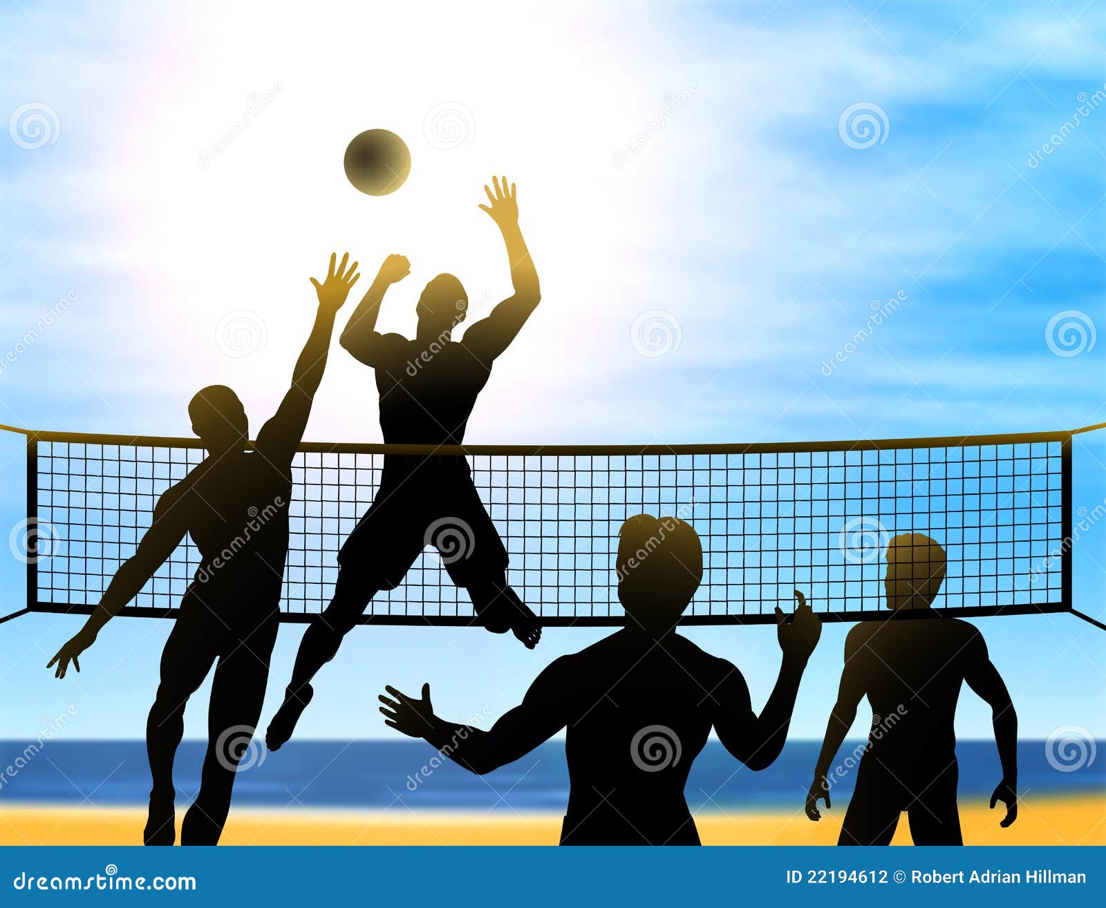 Volleyball Smash Stock Illustrations 391 Volleyball Smash Stock