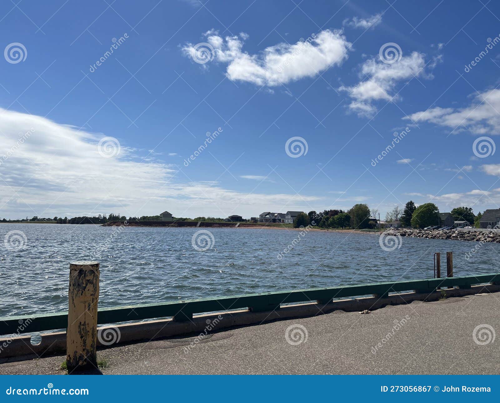 Waterfront in Summerside Prince Edward Island Canada Stock Image