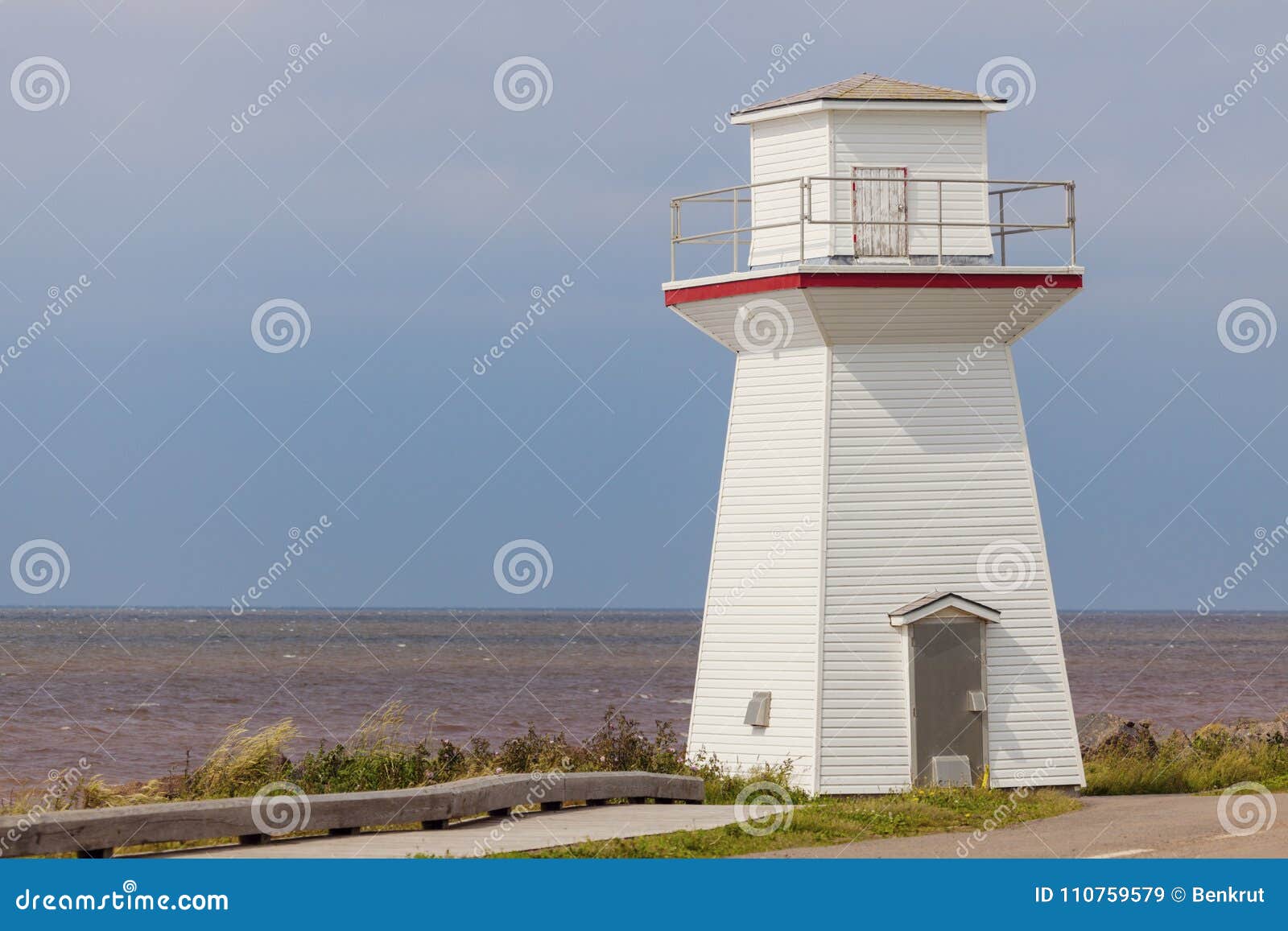 Summerside Outer Range Front Lighthouse on Prince Edward Island Stock
