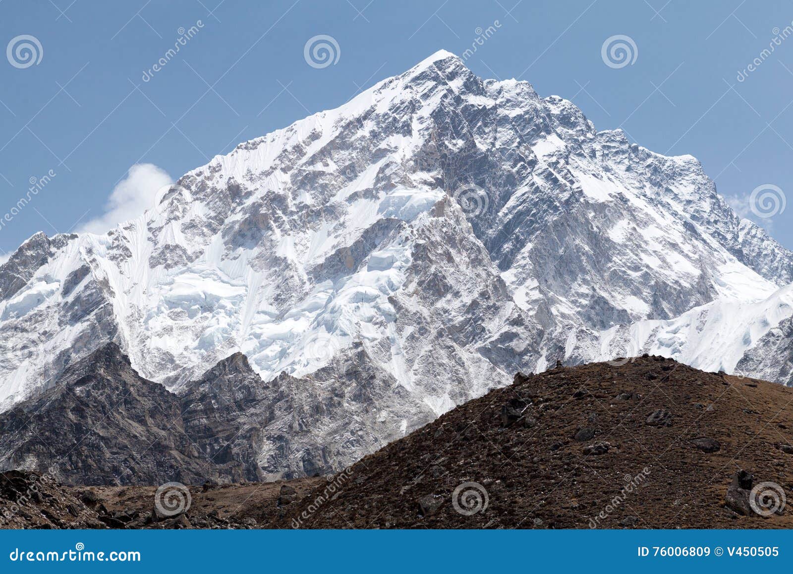 summit mt. nuptse, sagarmatha national park, solu khumbu, nepal