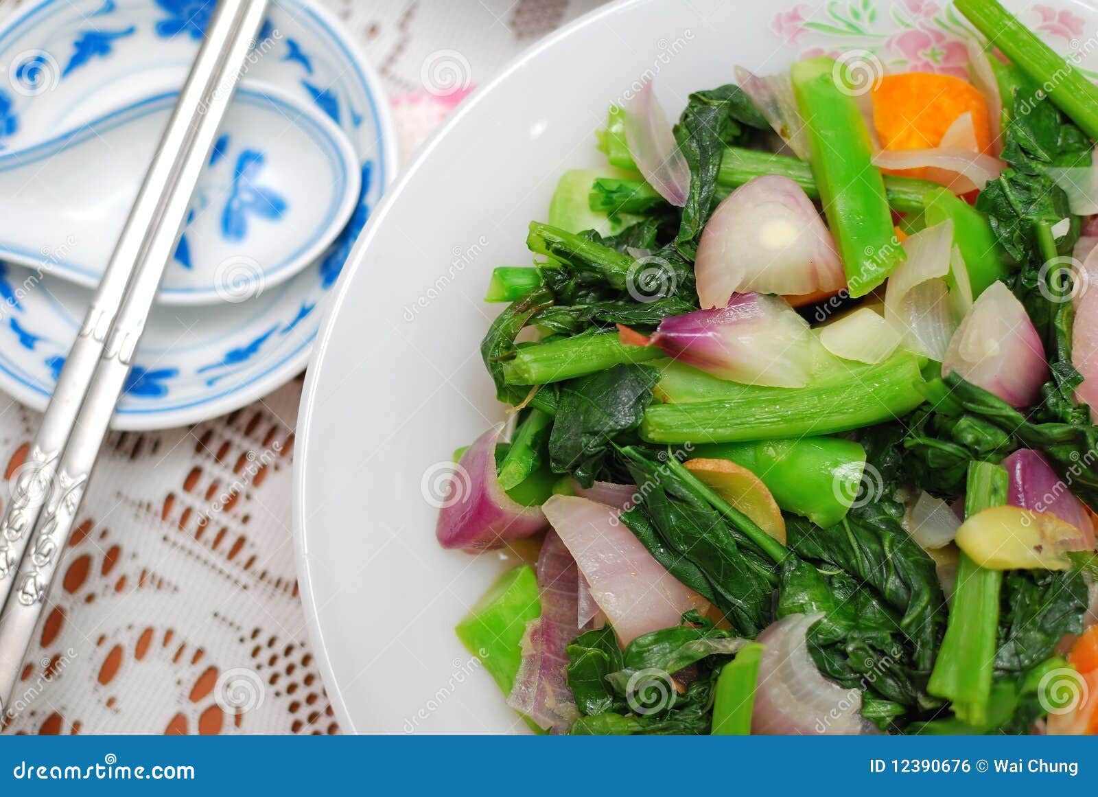 Sumptuous Chinese Style Vegetables Stock Photo Image of tasty