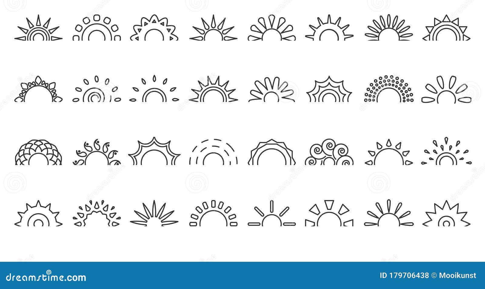wallpapers Simple Half Sun Clipart Black And White dreamstime com