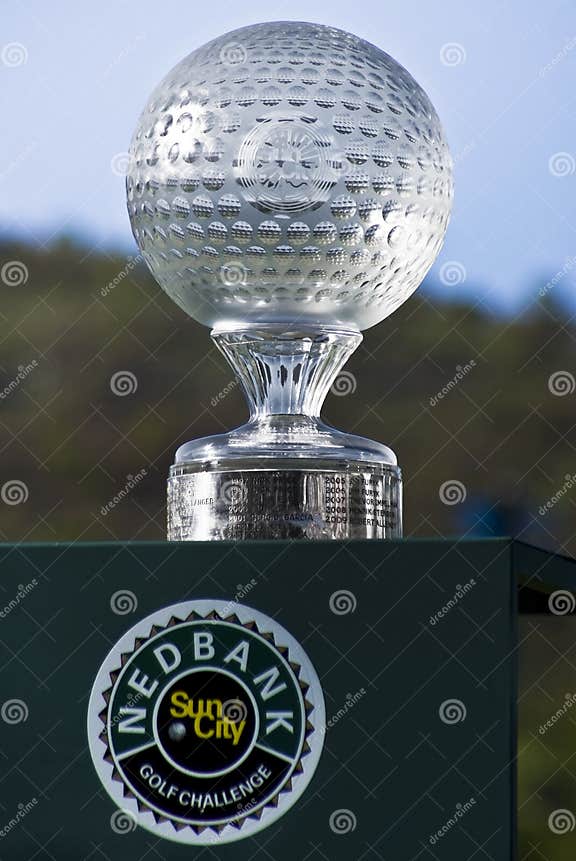Sun City Nedbank Golf Challenge Trophy Editorial Photo Image of