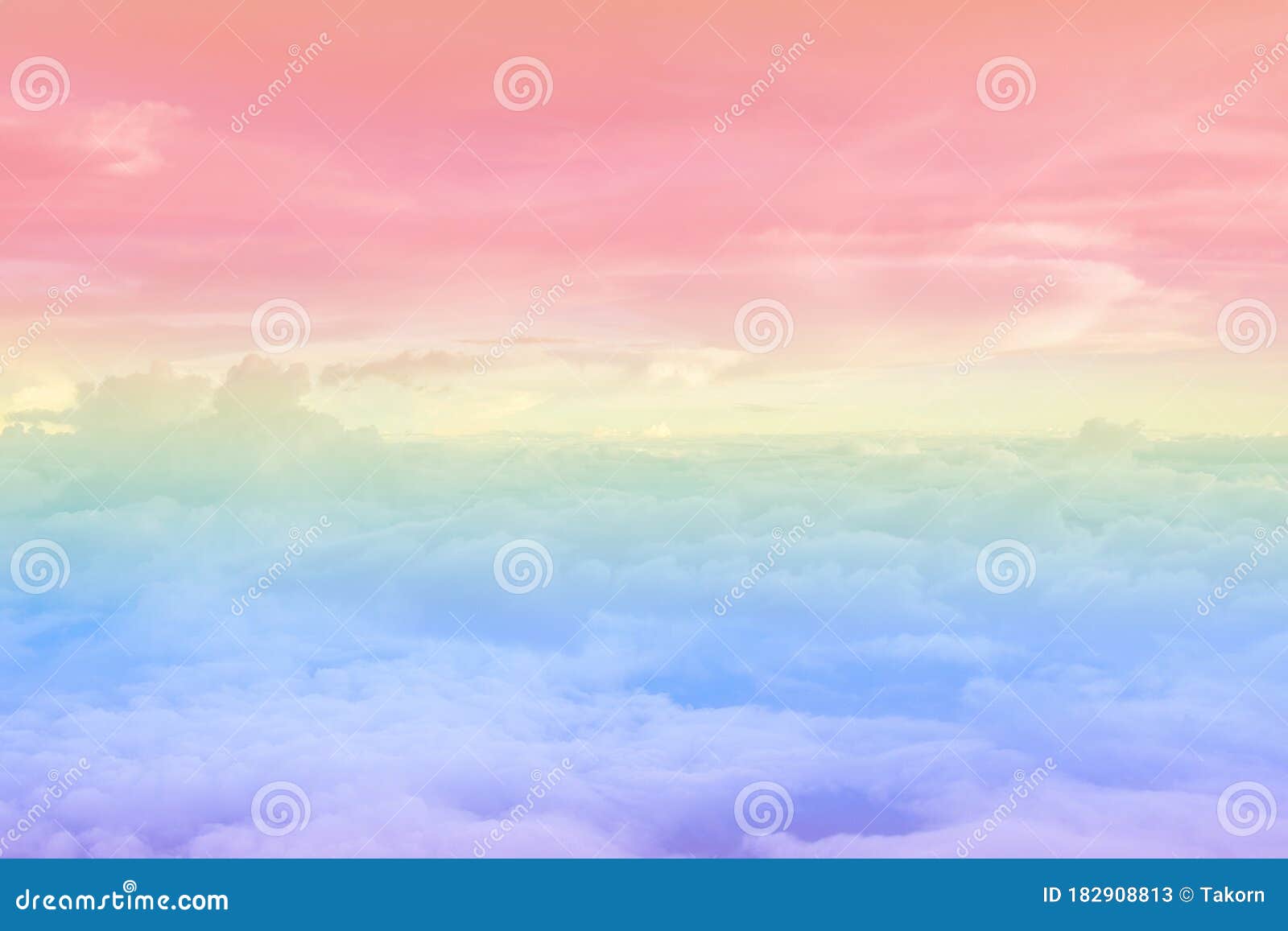 Sun and Cloud Background with a Pastel Colored Thailand,Ladies Full Zip Fleece with Pocket Cloud Sky S 