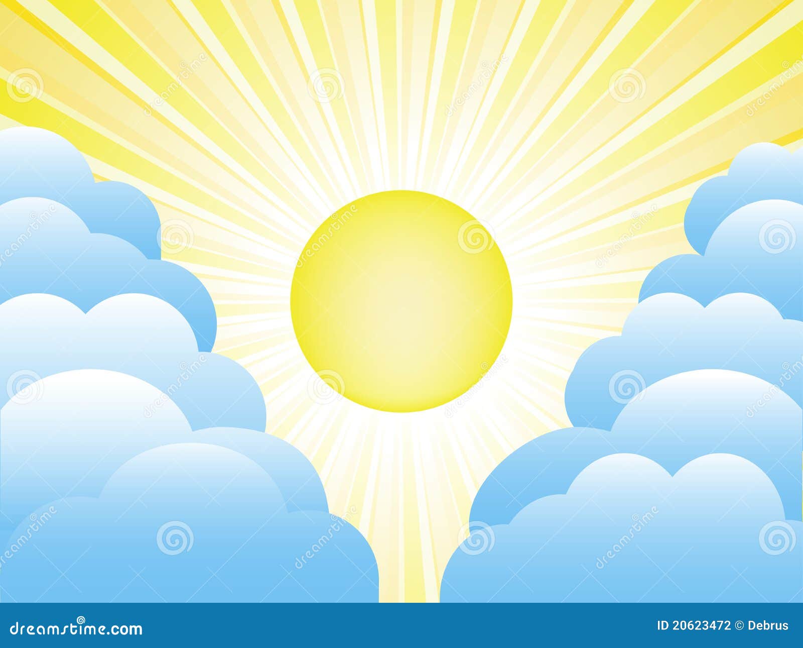 Sun And Clouds Stock Photography - Image: 20623472