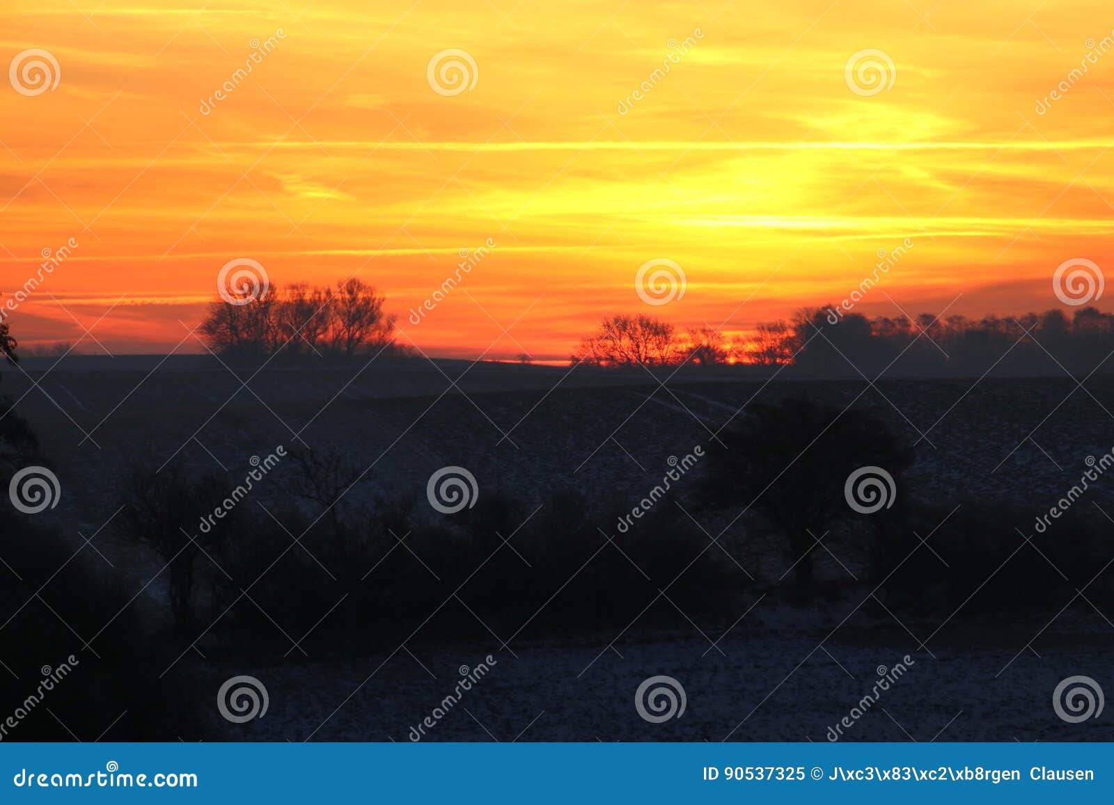 The Sun Coming Up on the Horizon Stock Image Image of yellow, weather