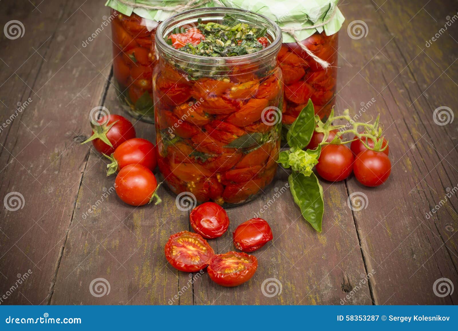 Sundried tomatoes stock image. Image of vegetables, parsley 58353287