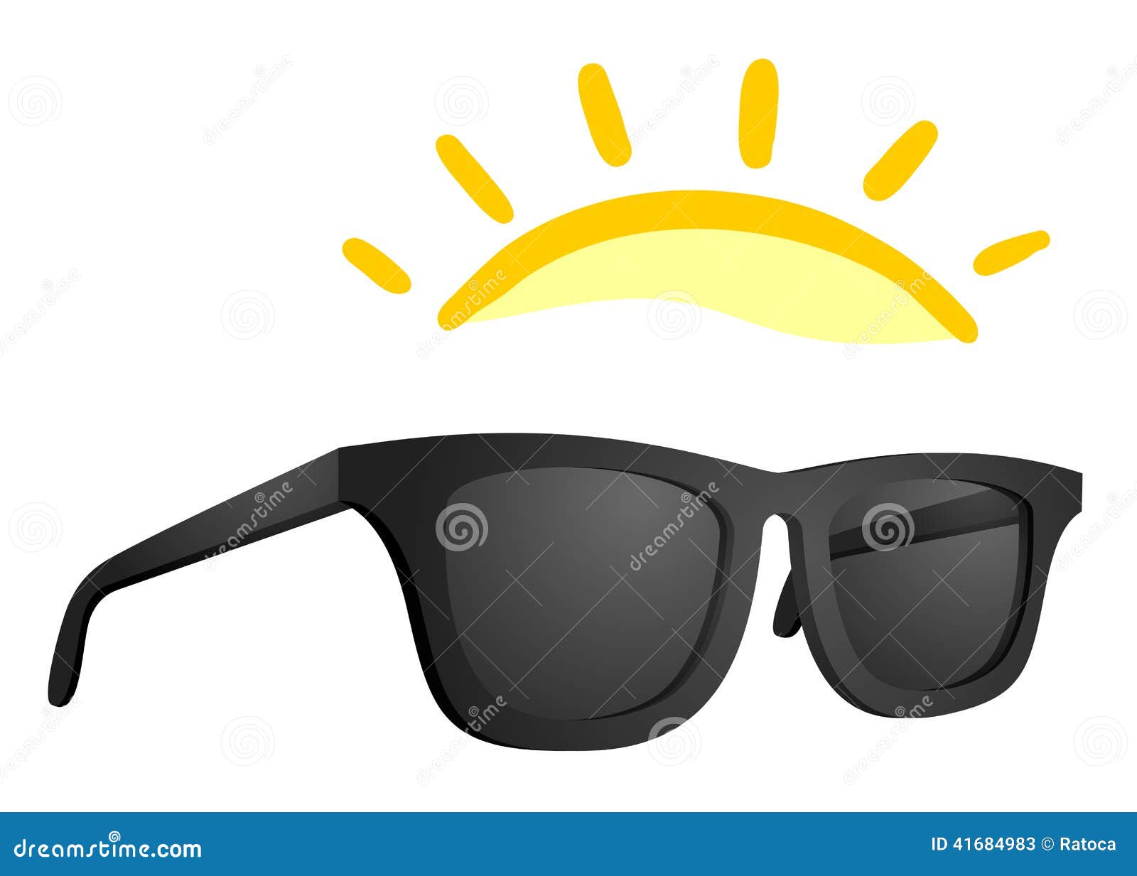 Sun glasses stock vector. Illustration of innovative 41684983
