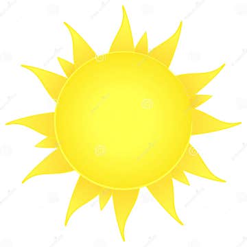 Sun Icon. Nature Symbol. Summer Beach Stock Vector - Illustration of ...