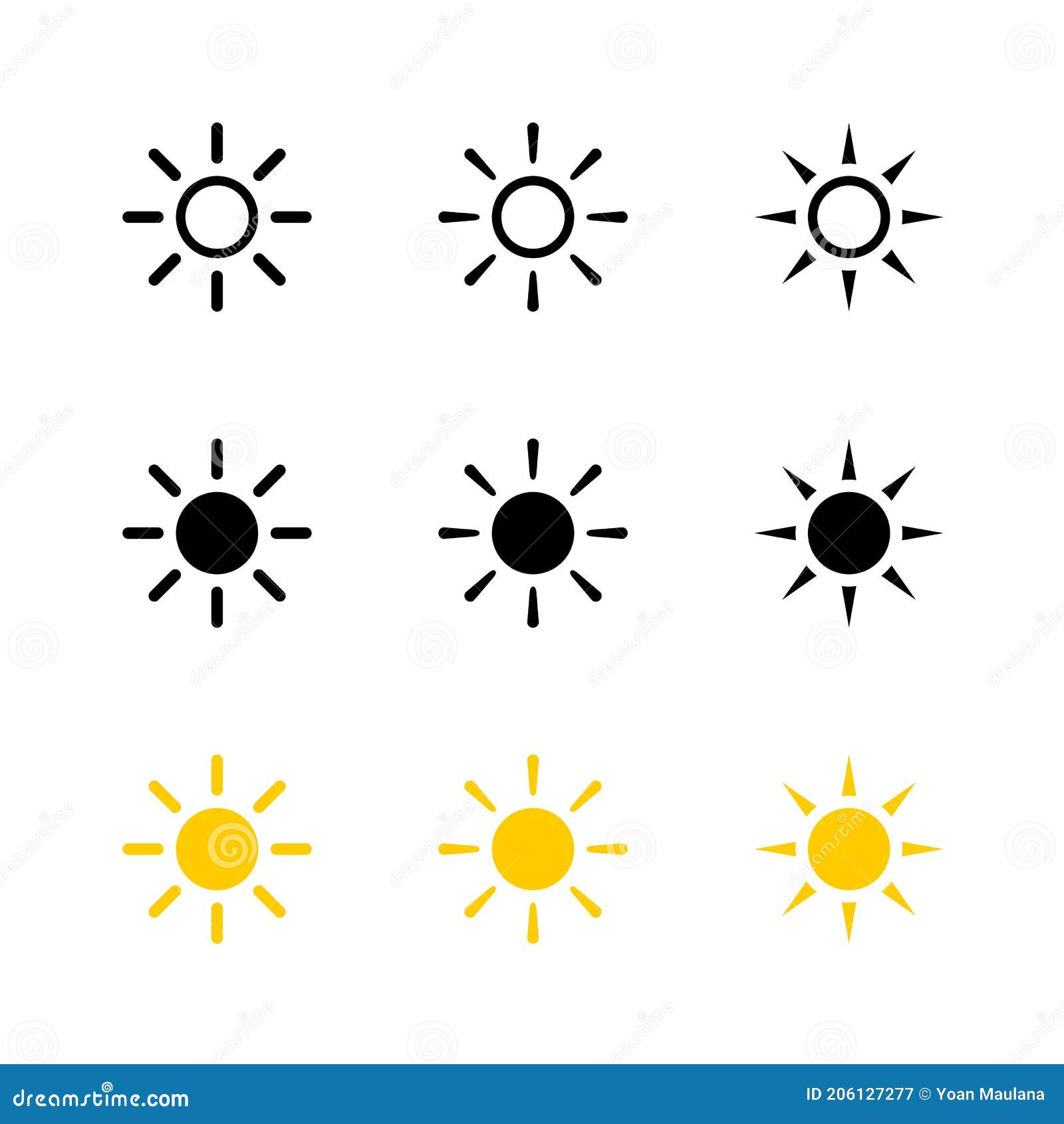 sun icon : suitable for environment and weather theme