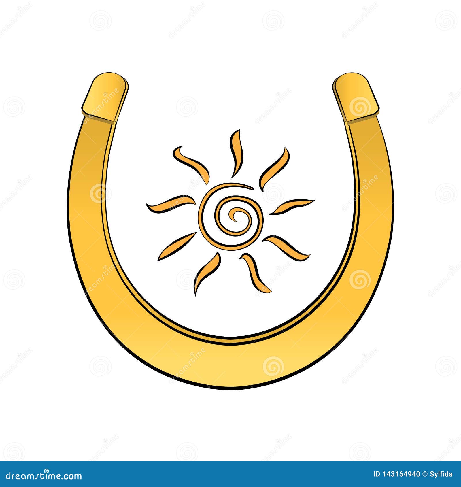 sun-inside-the-horseshoe-good-luck-stock-illustration-illustration
