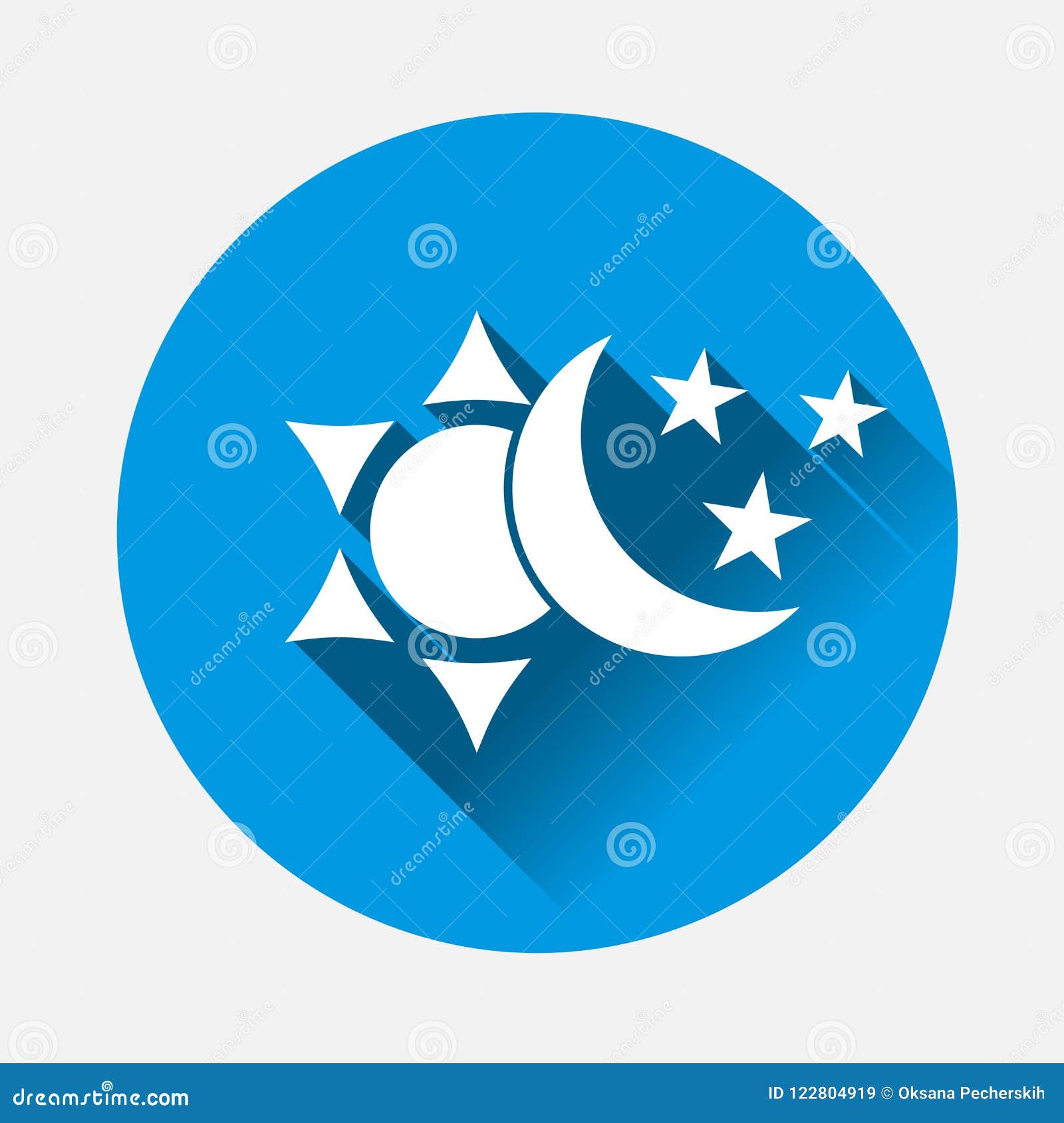 Sun And Moon With Stars Icon The Symbol Of The Change Of Stock Vector Illustration Of Outline Isolated Sun And Moon With Stars Icon The Symbol Of The Change Of Stock Vector Illustration Of Outline Isolated