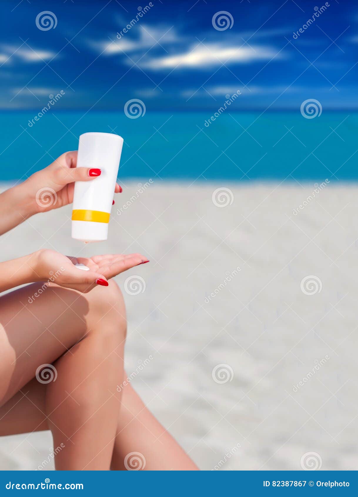 Sun Protection for the Legs Stock Image Image of climate, outdoors