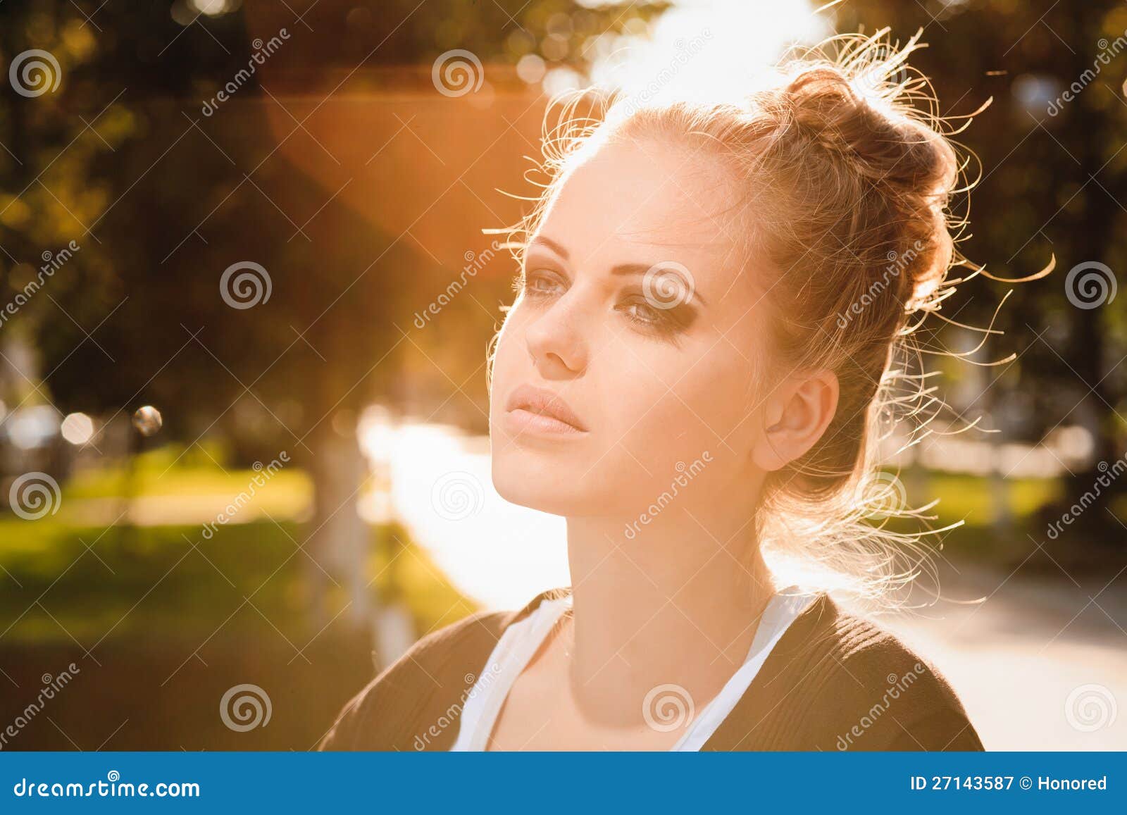 In the sun rays stock image. Image of young, fall, adult - 27143587