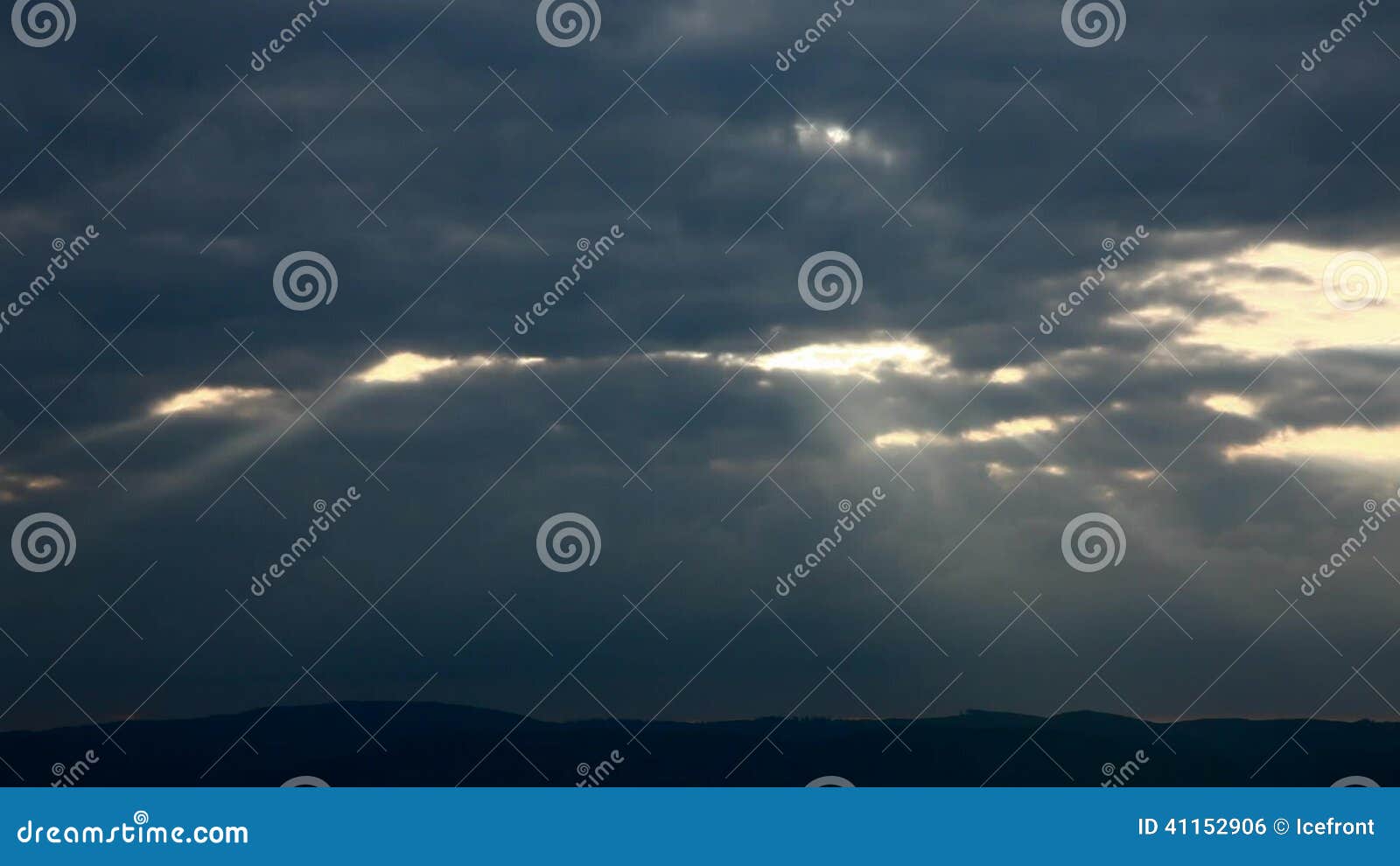 Sun Rays Fading Away in Evening Stock Footage Video of wind, nature